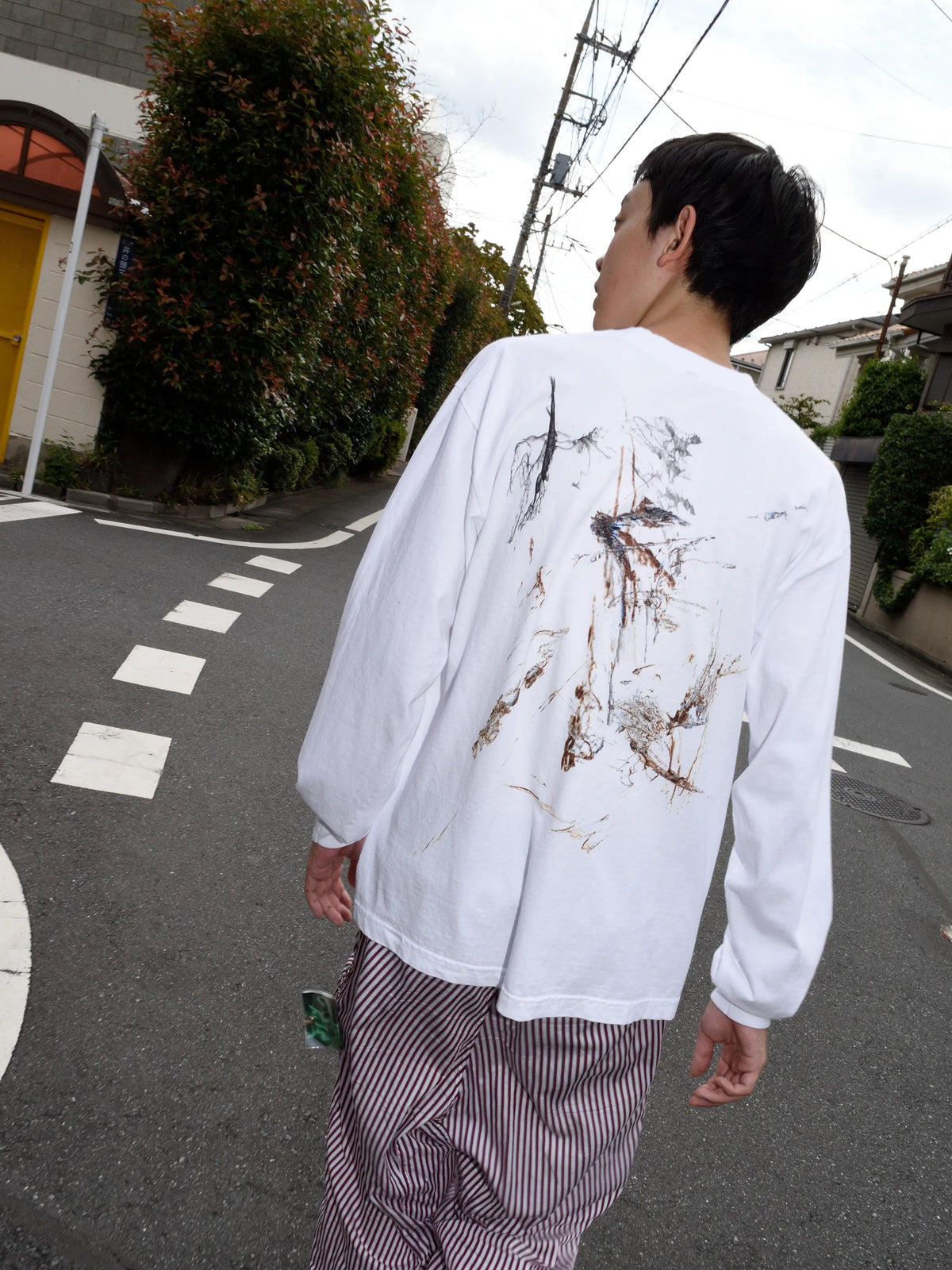 b.Eautiful x Heijiro Yagi Untitled.2427 LS Shirt - White