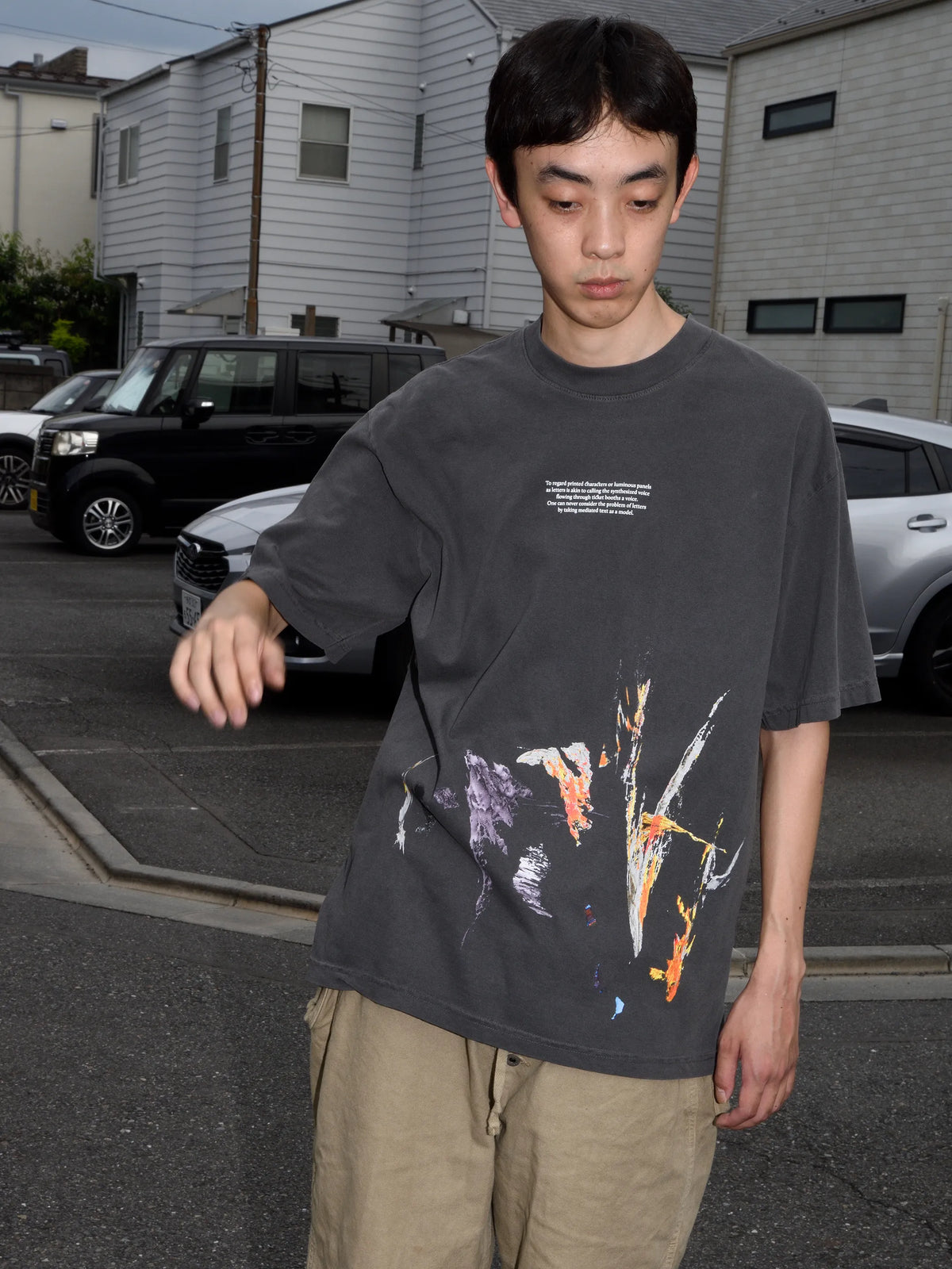 b.Eautiful x Heijiro Yagi Untitled.2668 T-Shirt - Black