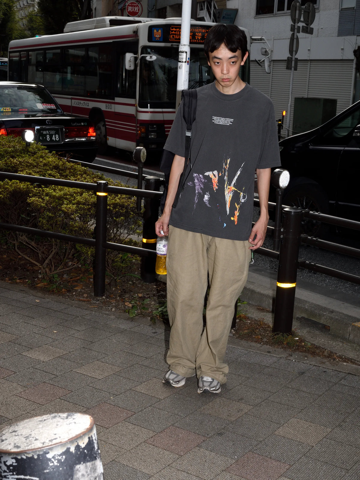 b.Eautiful x Heijiro Yagi Untitled.2668 T-Shirt - Black