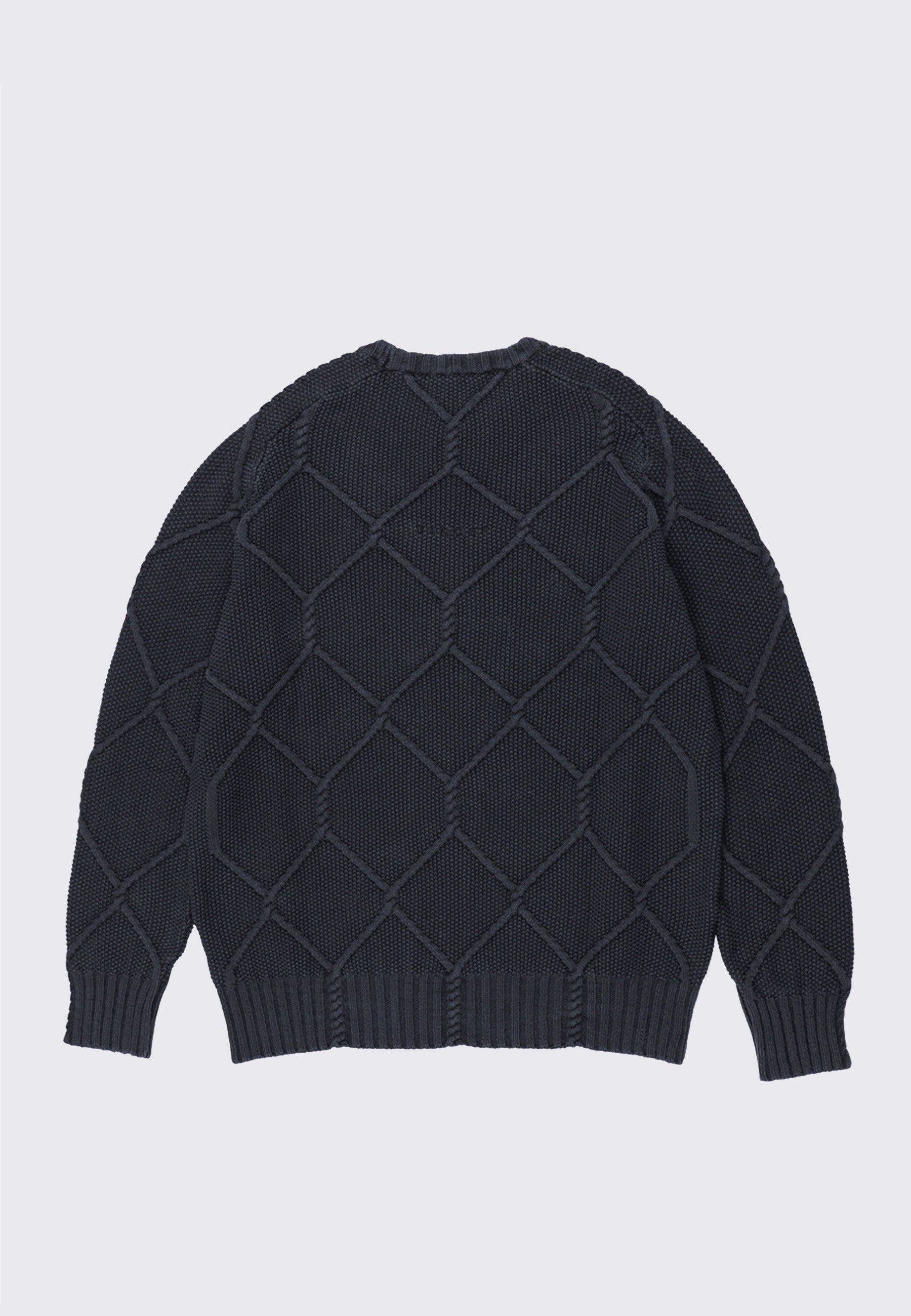 Fence Crew Knit - Charcoal