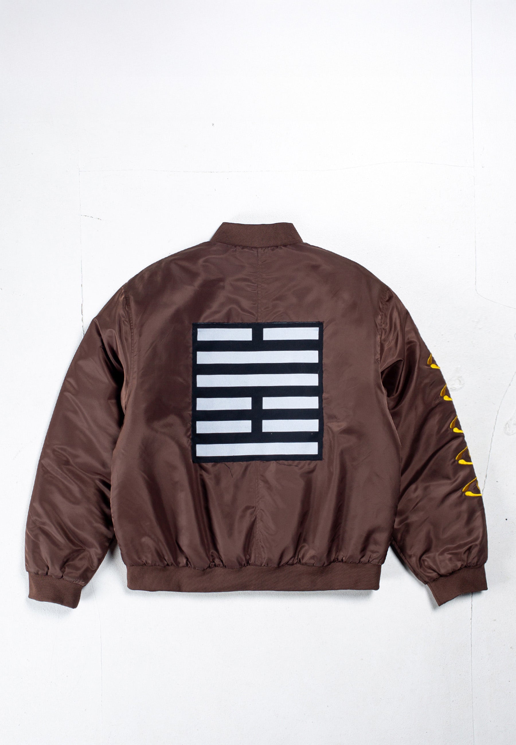 Digital Age Bomber Jacket - Brown