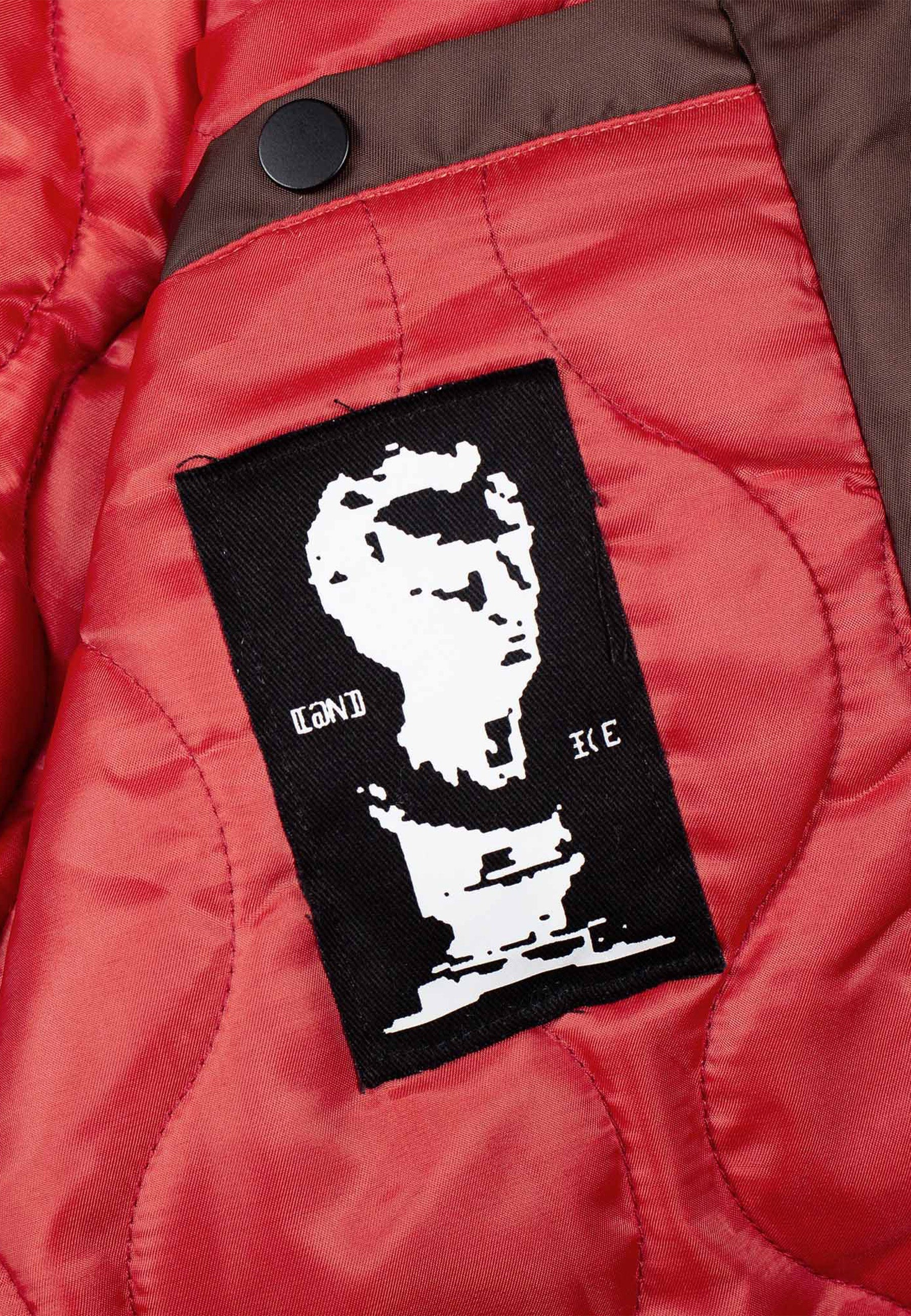 Digital Age Bomber Jacket - Brown