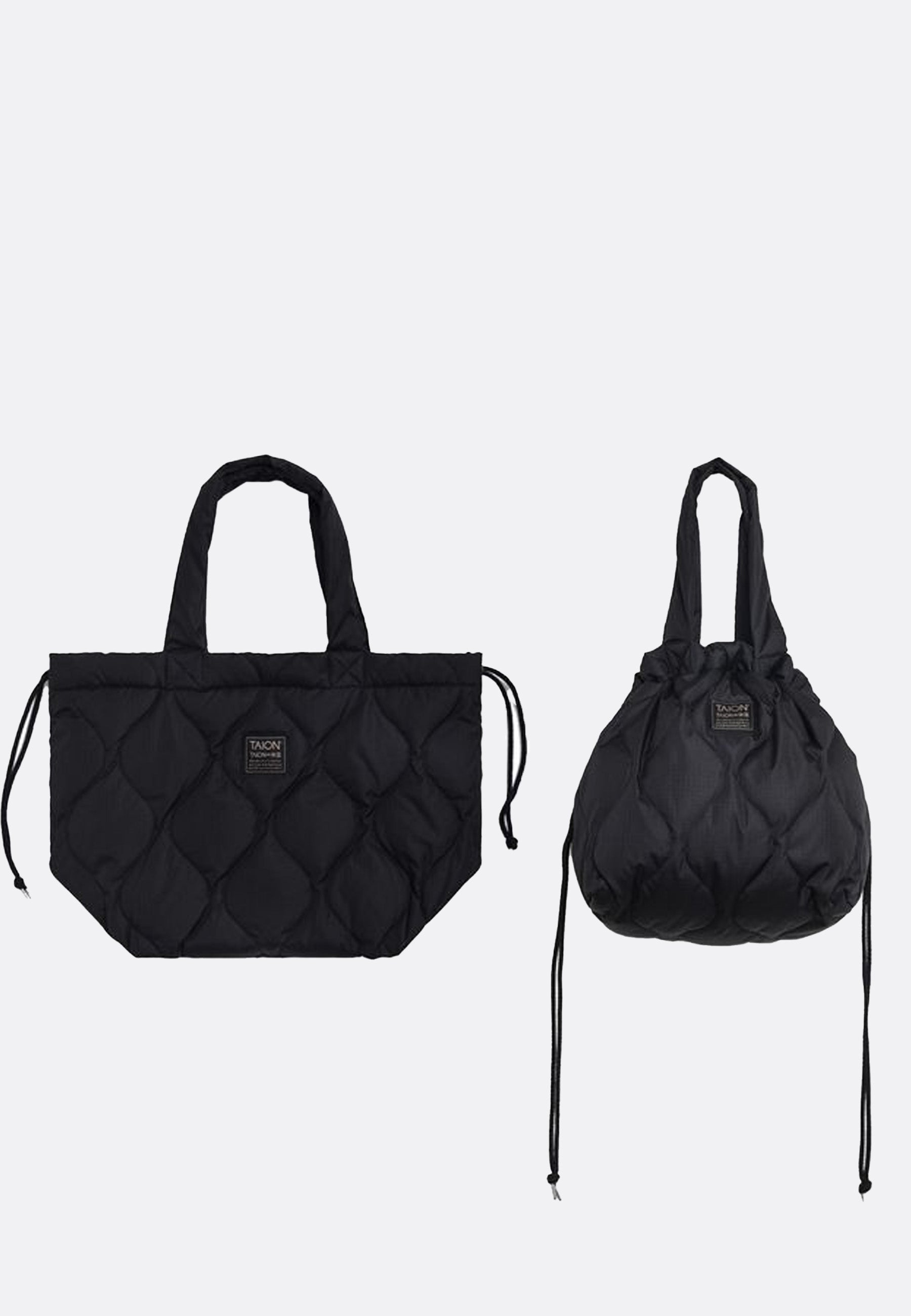 Down Tote Bag - Black