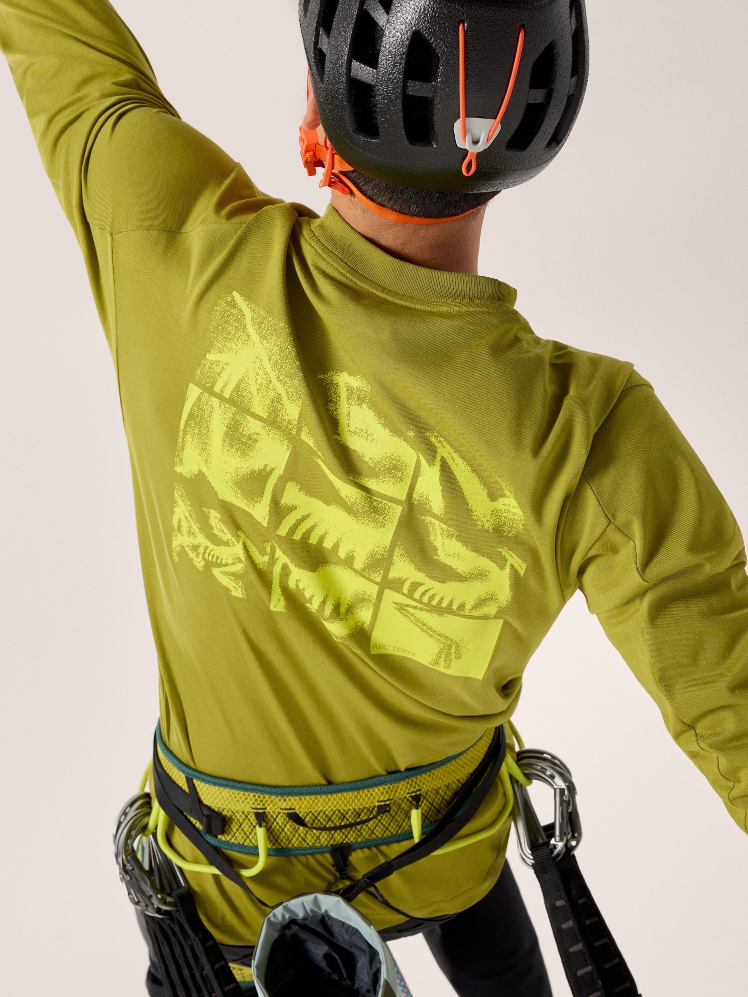 Kragg SL Cotton Bird Tile LS - Olive Moss/Euphoria