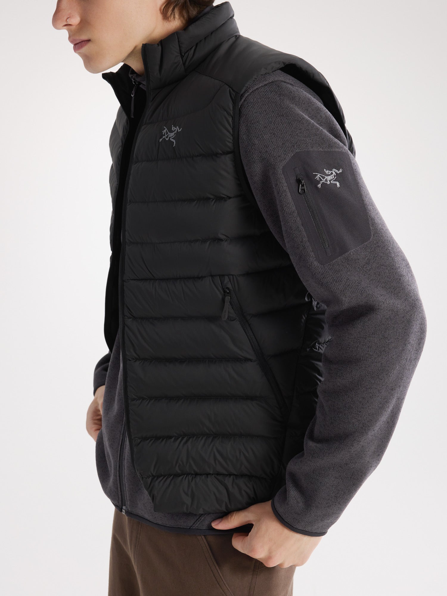 Covert Cardigan - Black Heather II