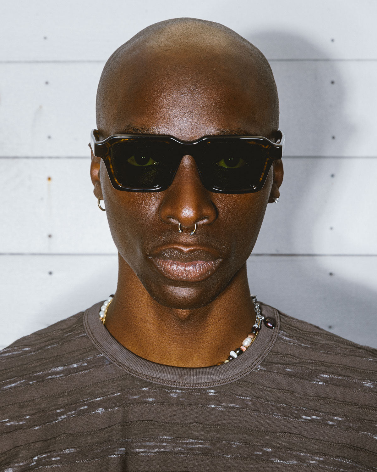 Akila x Brain Dead Staunton Sunglasses - Havana/Dk Green