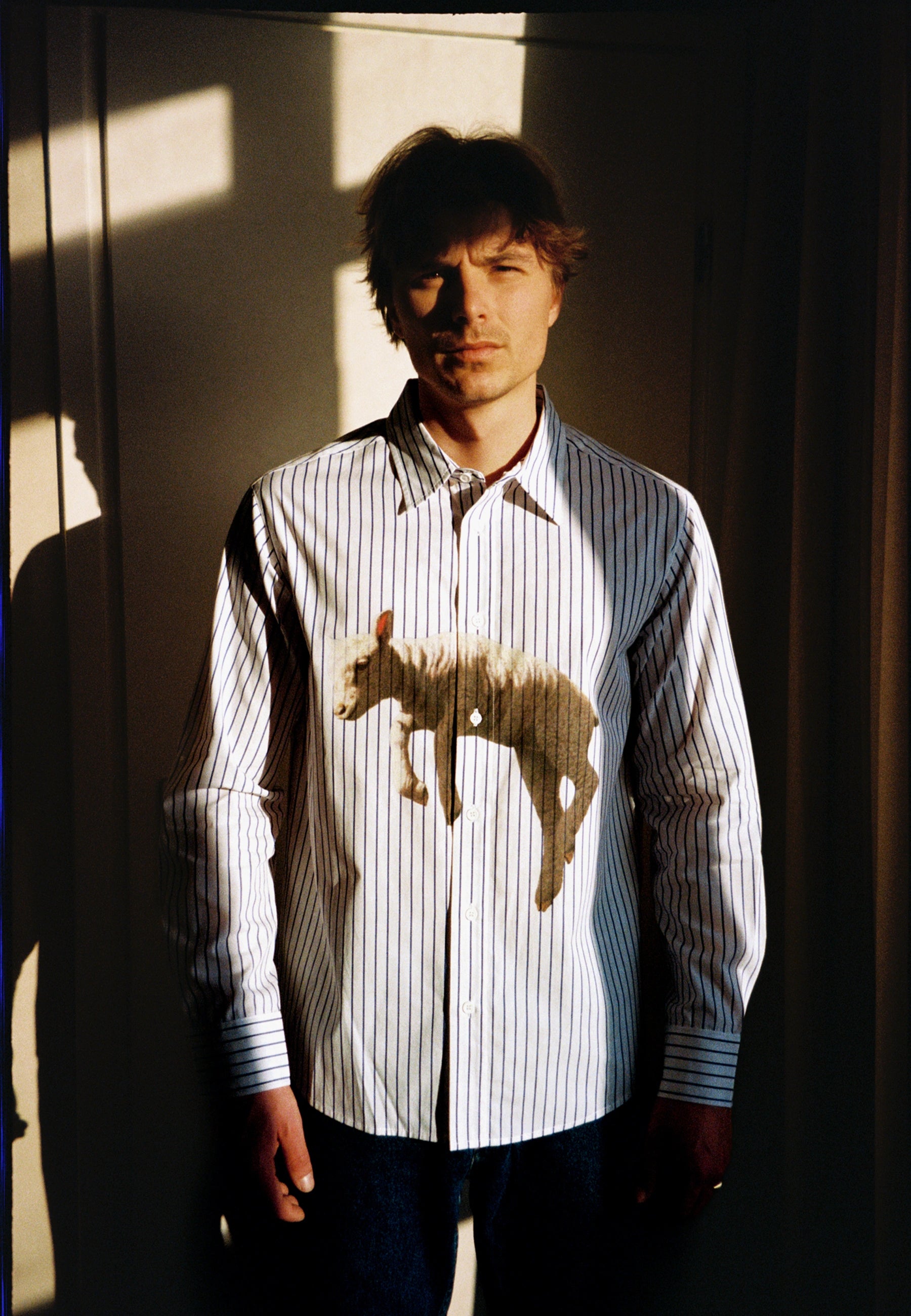 GAG x TLC Lamb Shirt - Blue Stripe