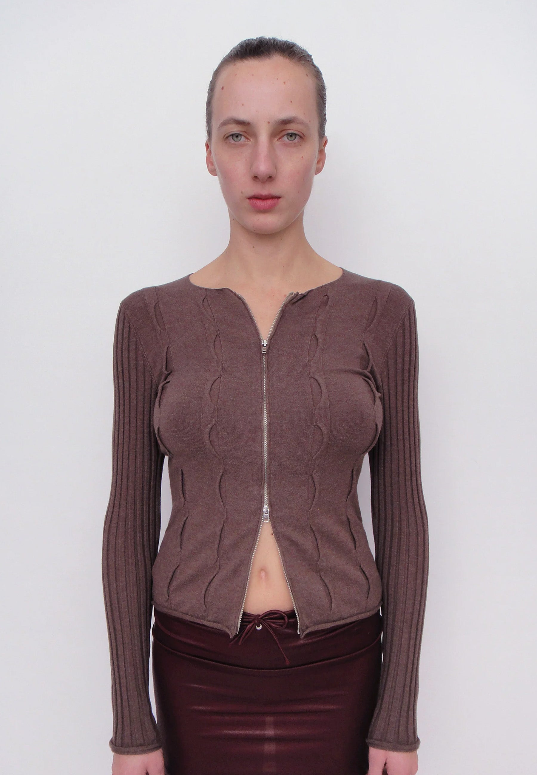 Forat Jumper - Brown