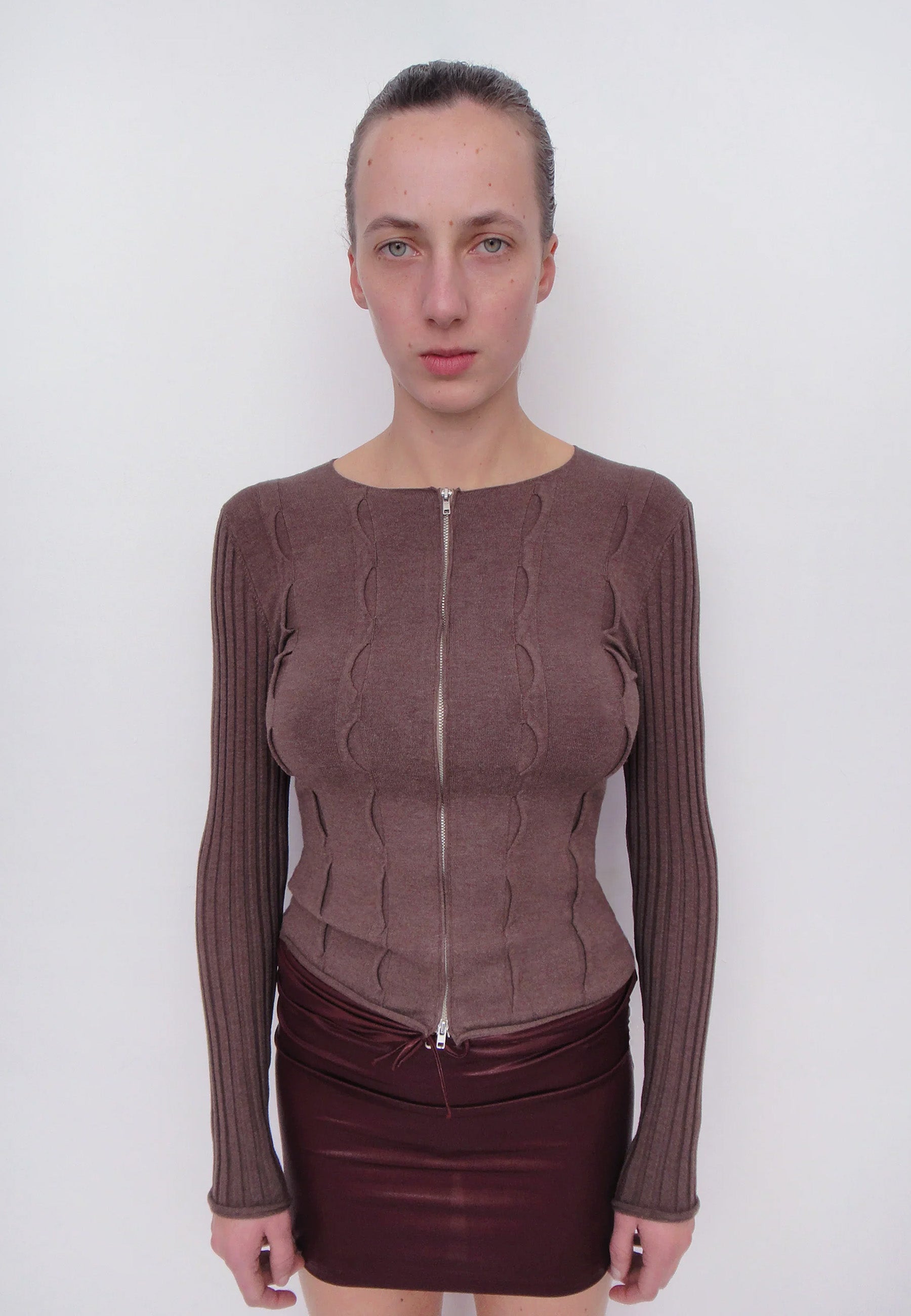 Forat Jumper - Brown