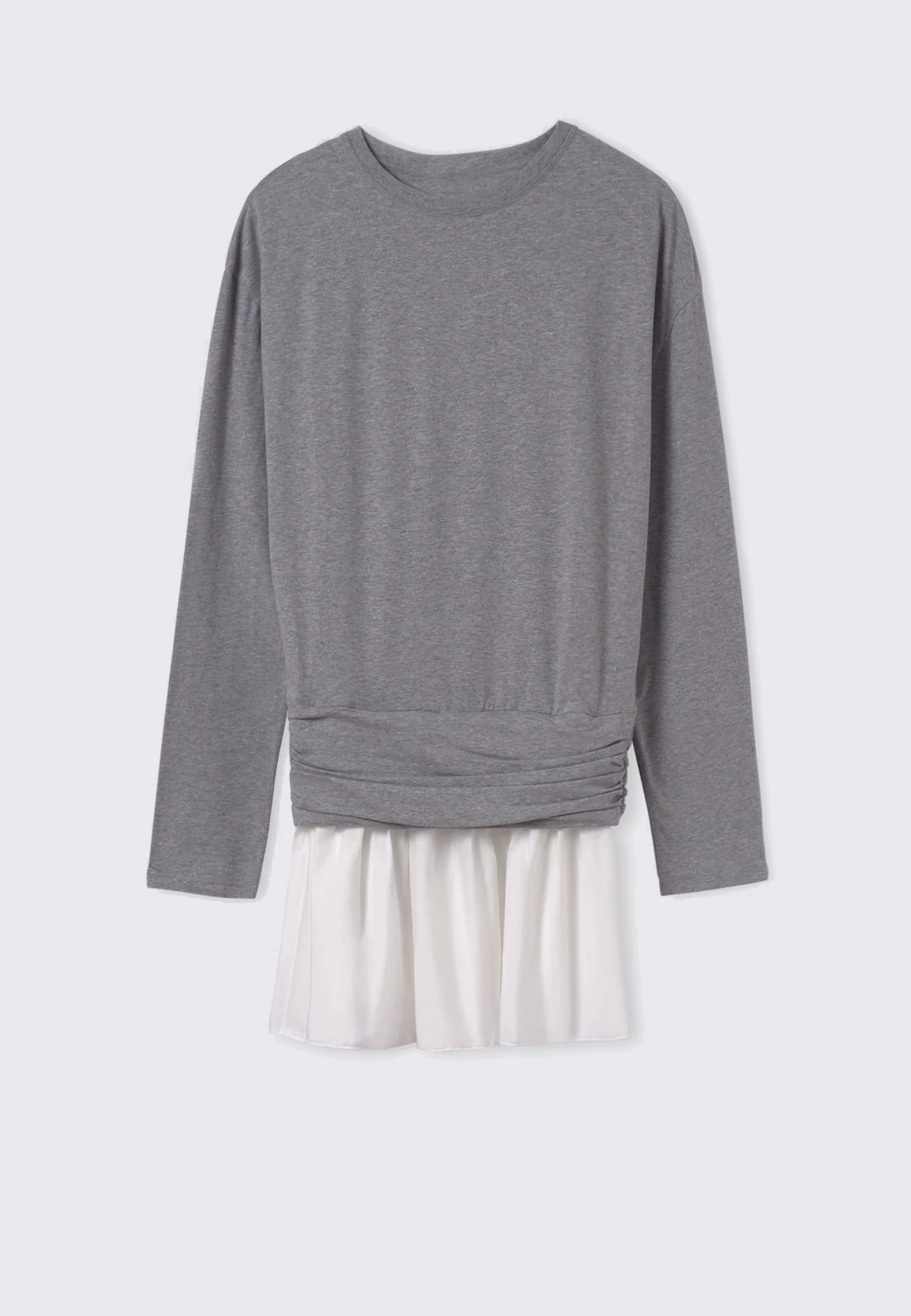 Chico Dress - Grey/White