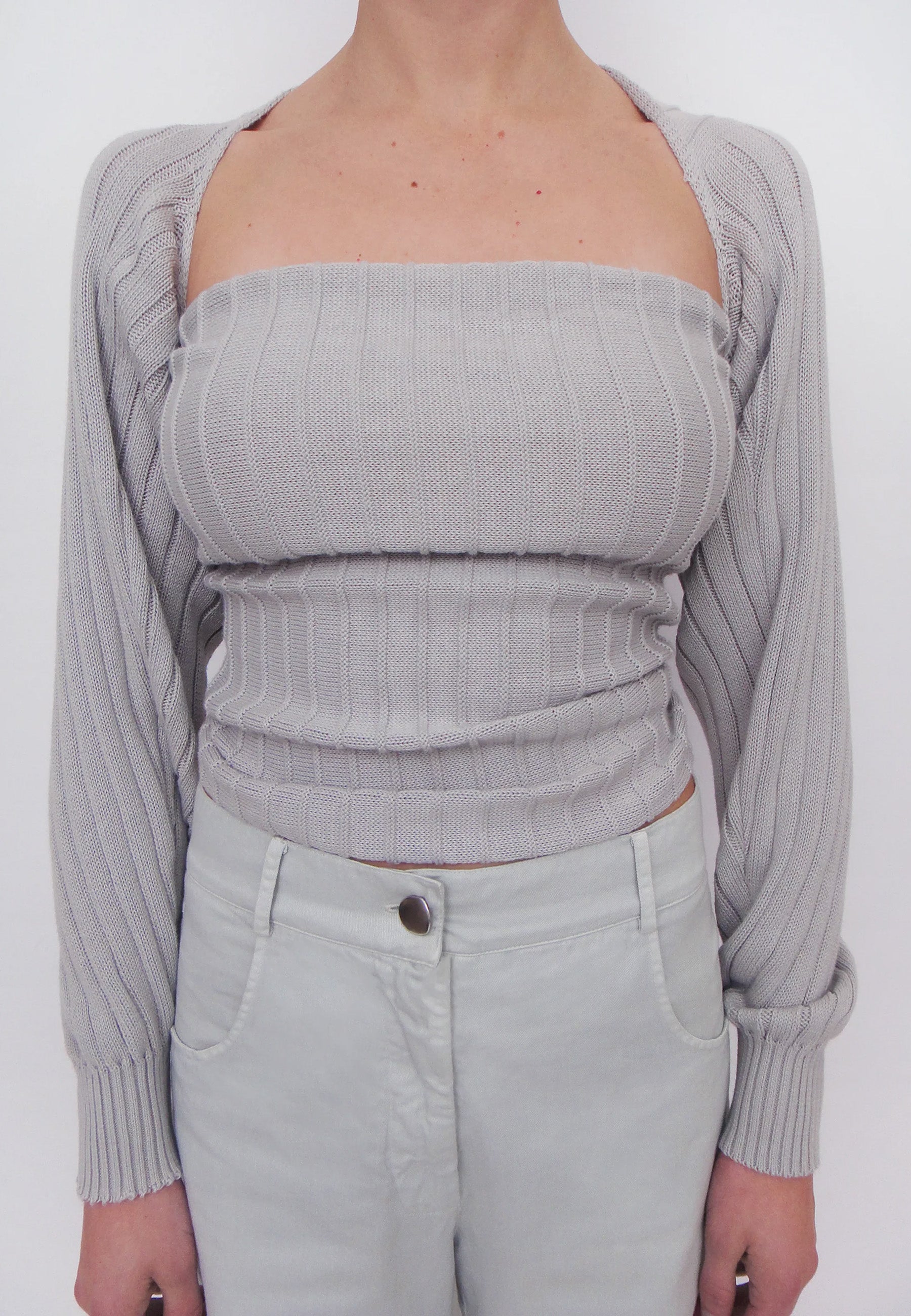 Miss Mangas Top - Grey