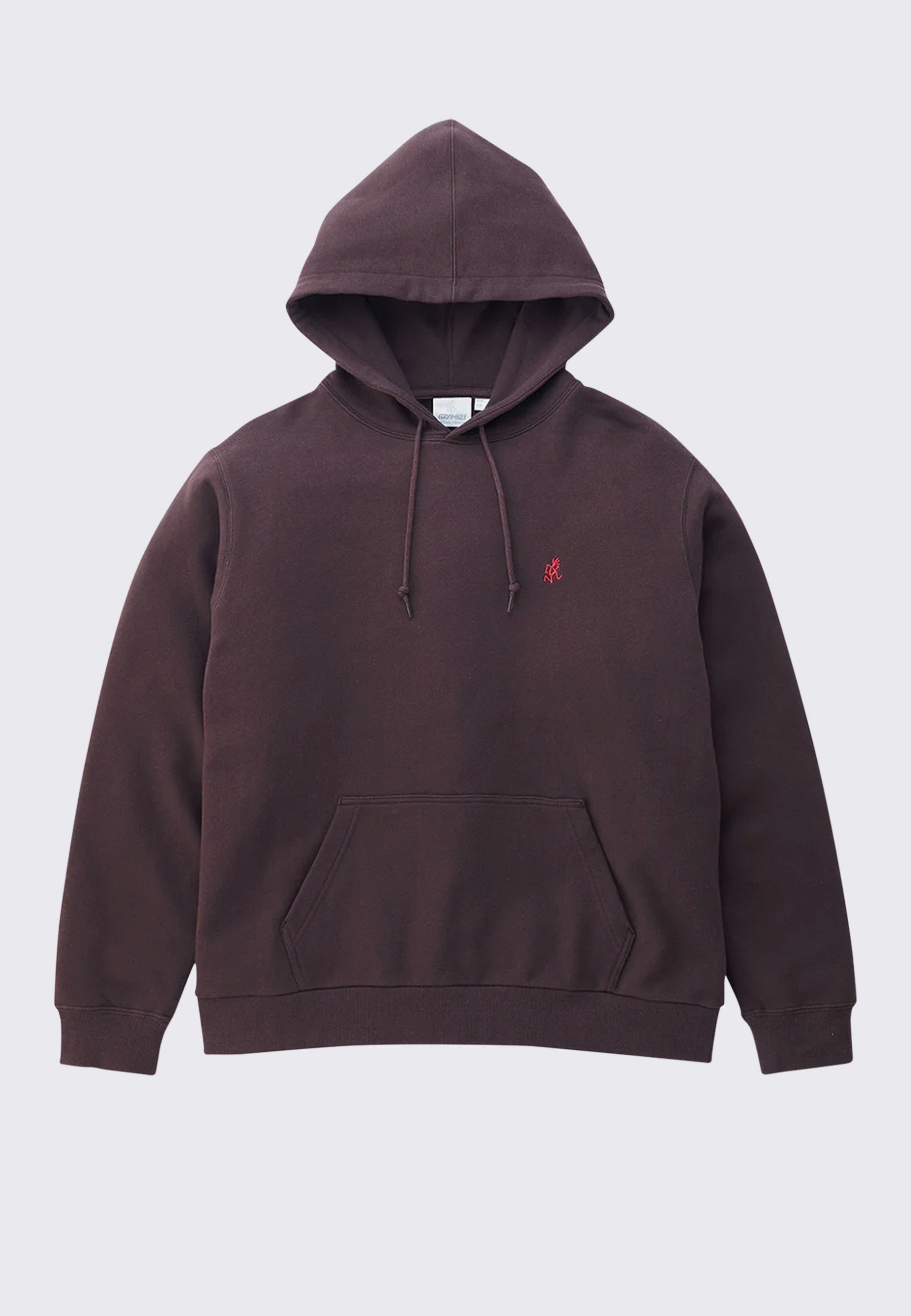 One Point Hoodie - Dark Brown