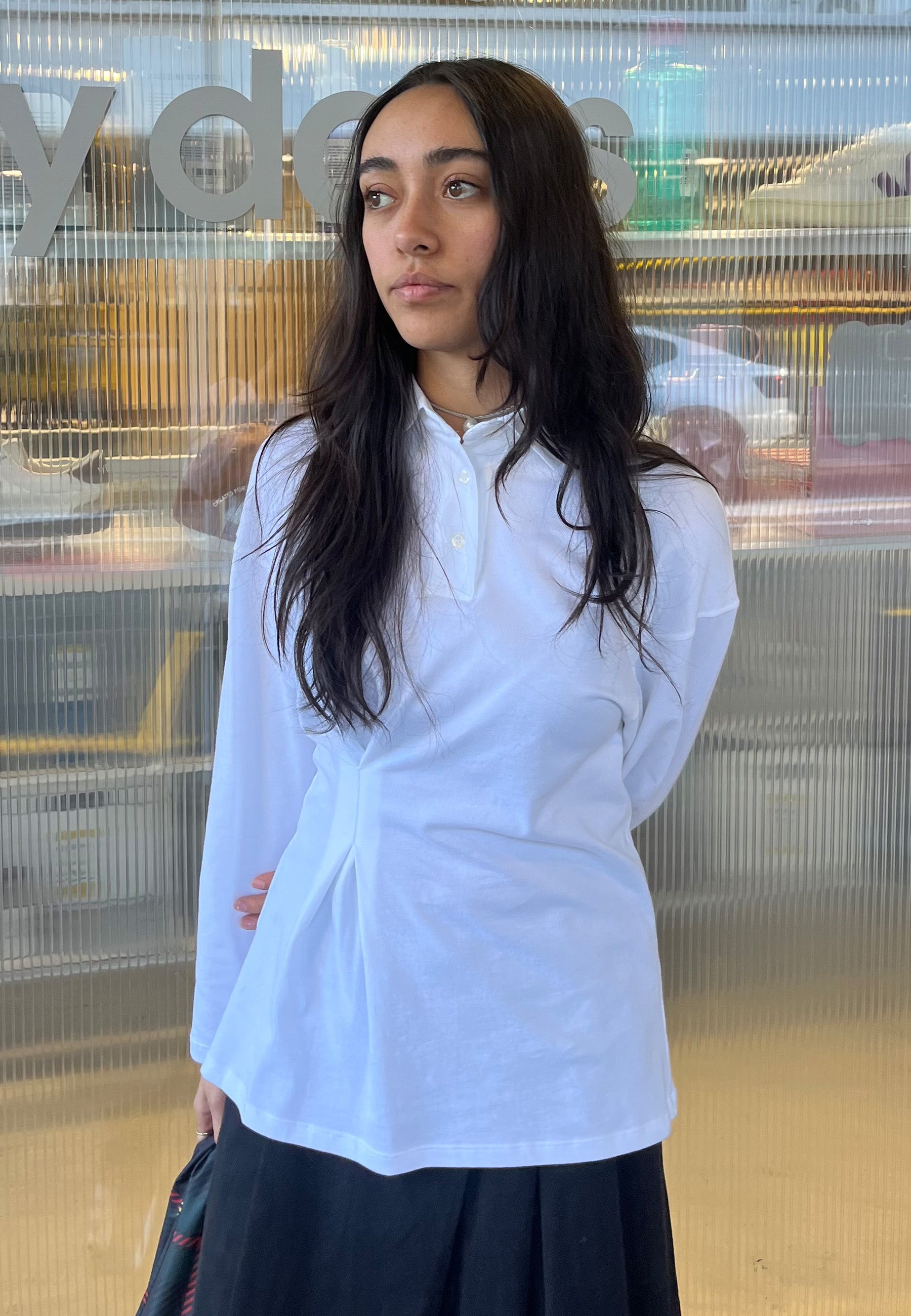 GIMAGUAS Lady Polo in White ギガマス ポロシャツ 白 GIMAGUAS Lady Polo in White ギガマス ポロシャツ 白 Gimaguas