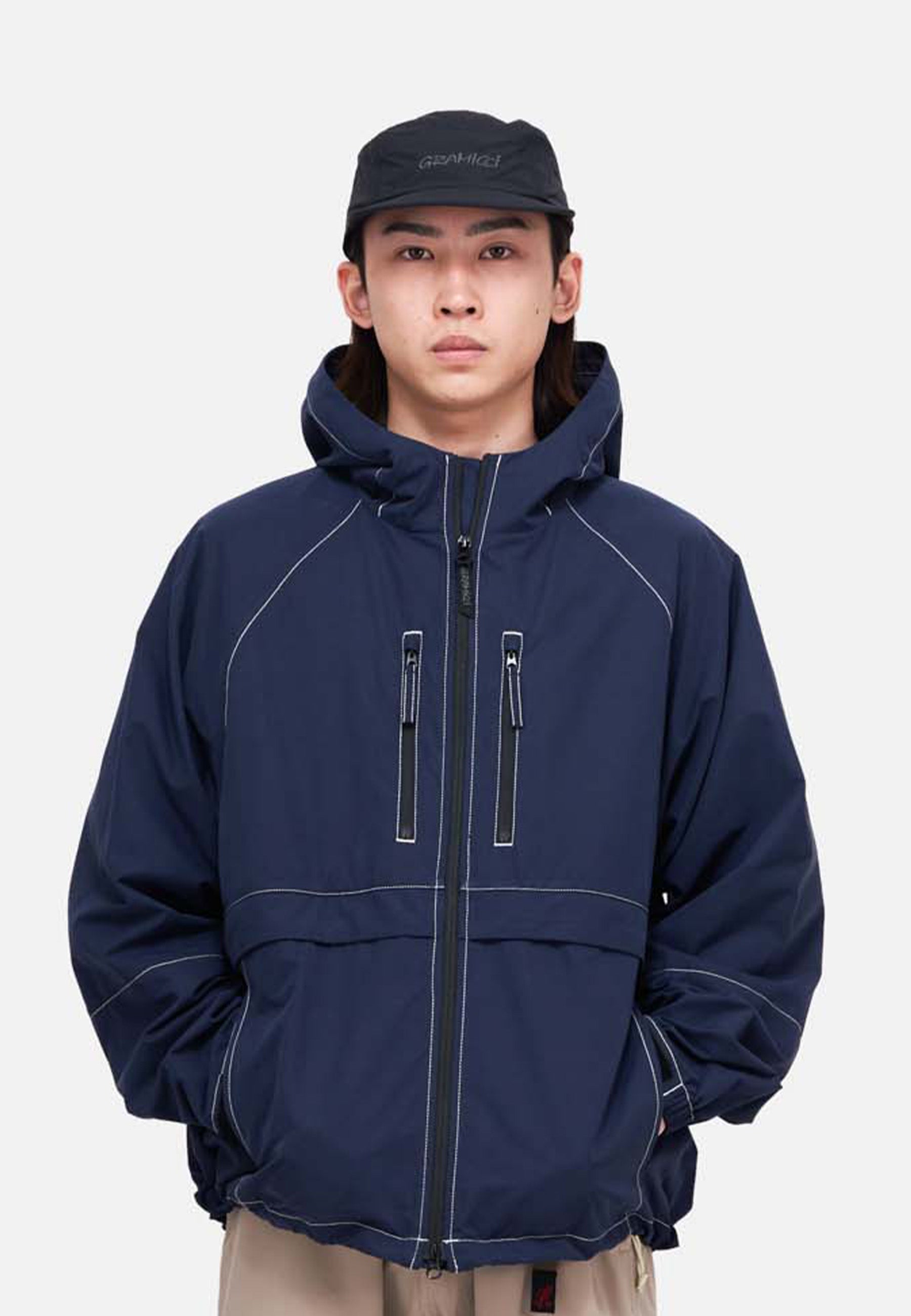 Sonora Hooded Jacket - Navy