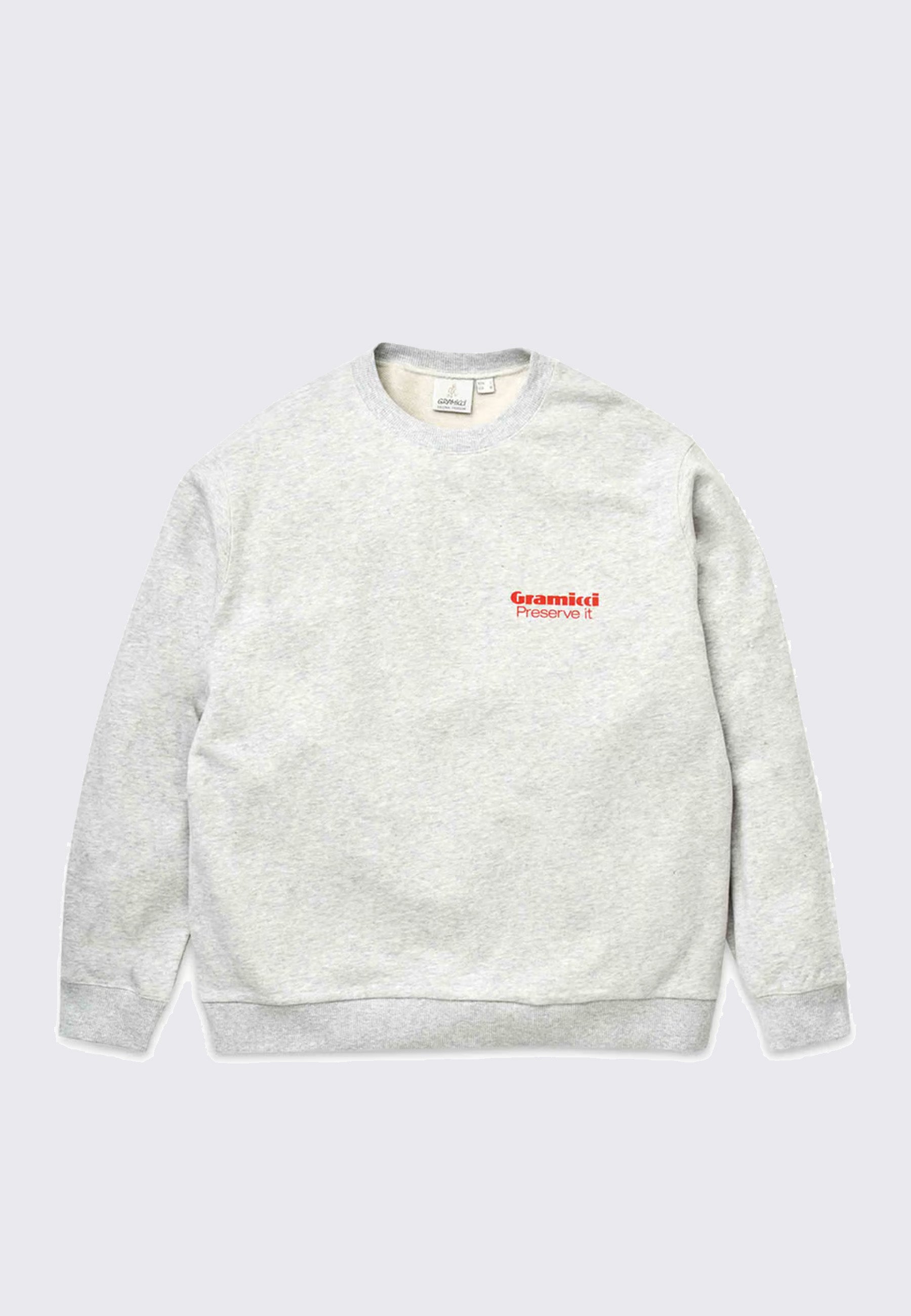 Preserve It Crewneck Sweater - Grey Heather