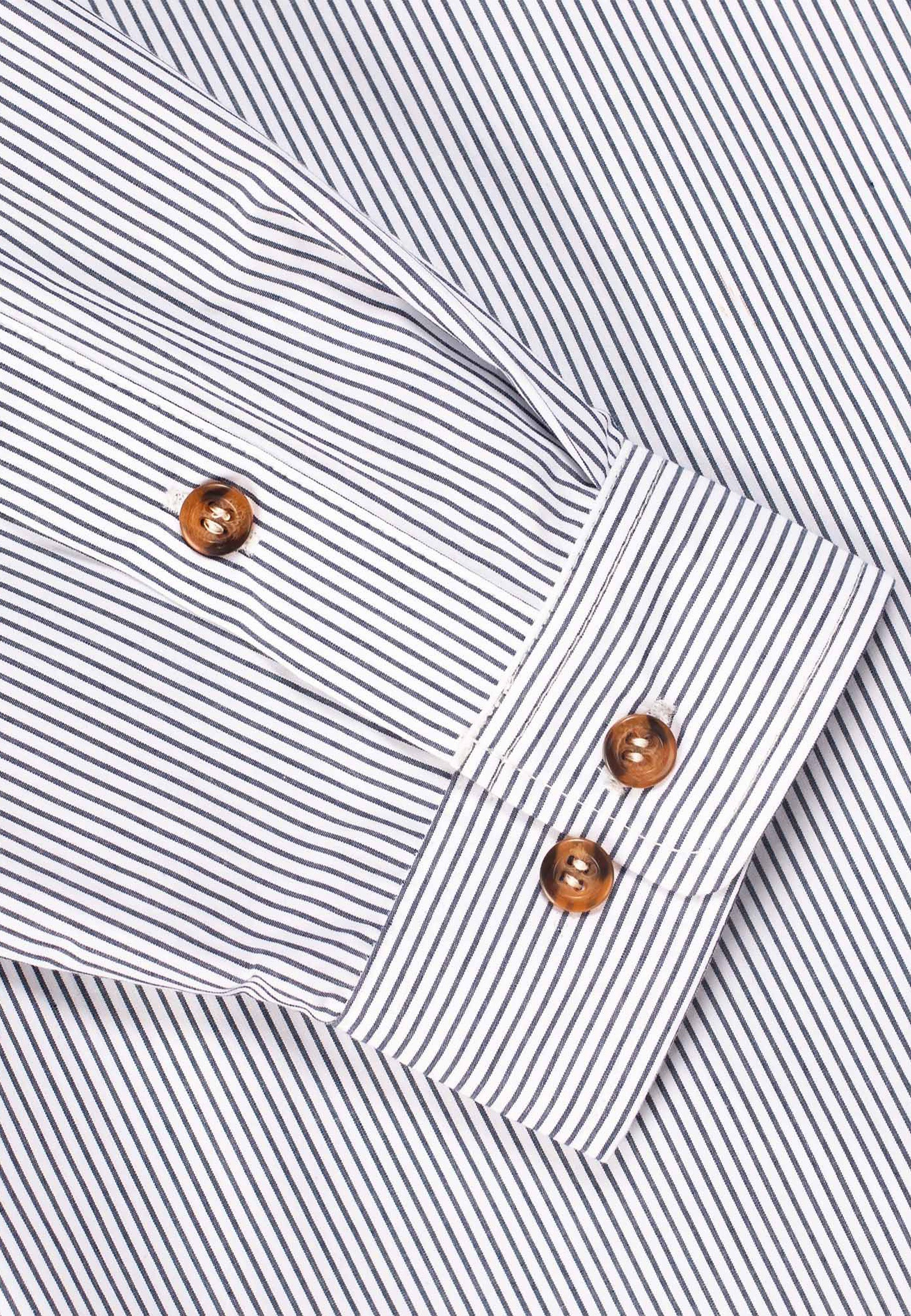 House Stripe Shirt - White/Black