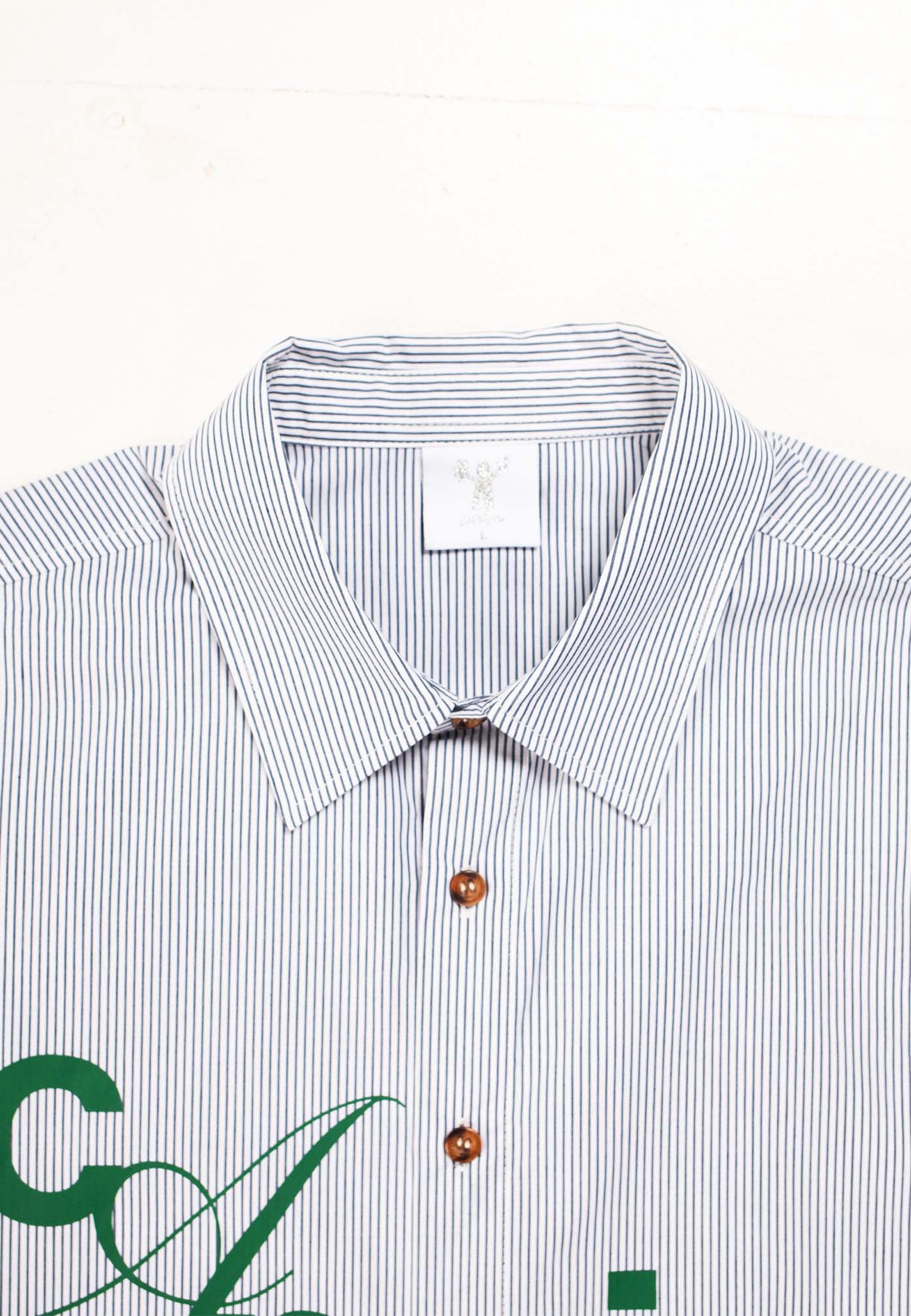 House Stripe Shirt - White/Black