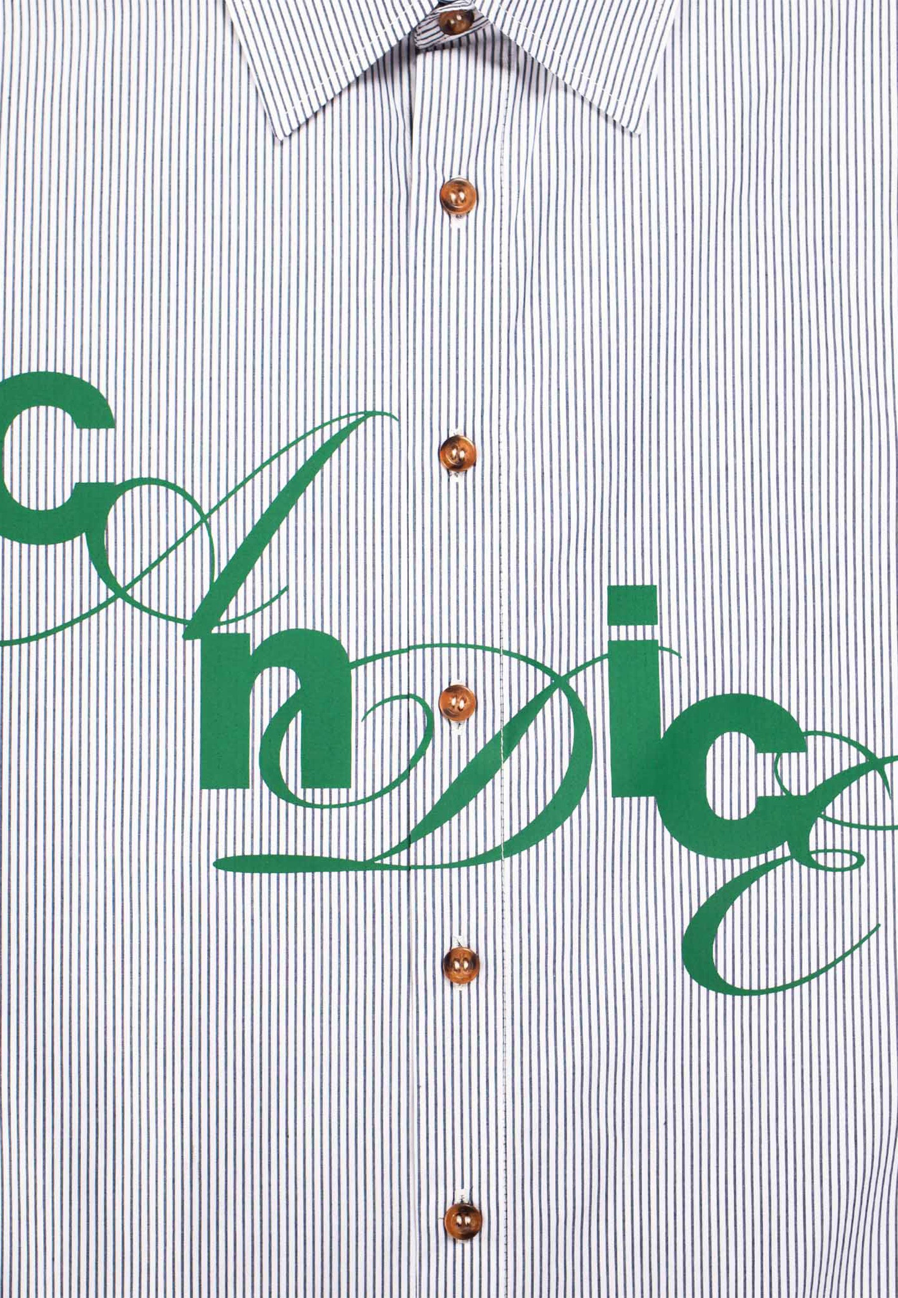 House Stripe Shirt - White/Black