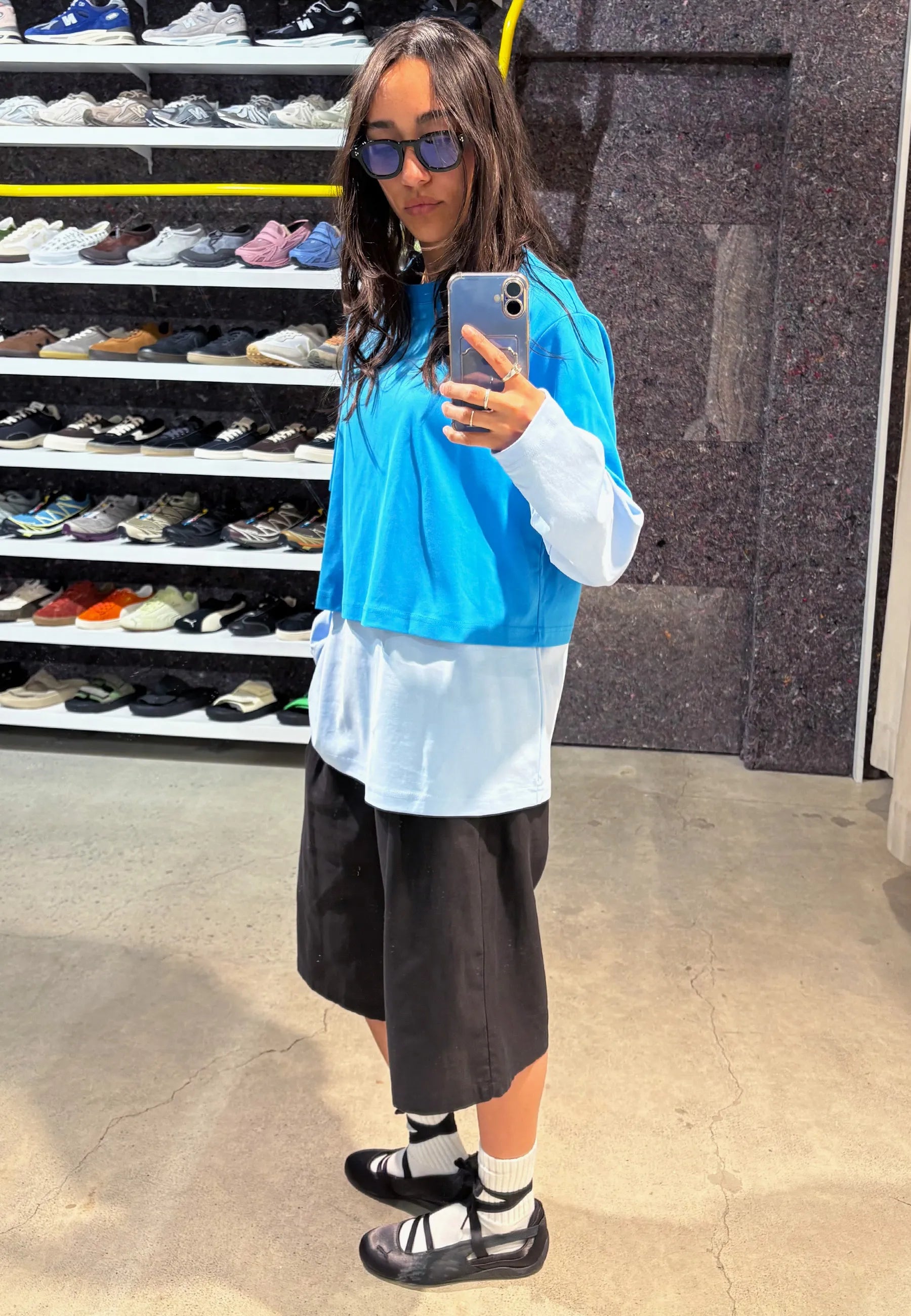 Blue Crush LS T-shirt - Bright Blue
