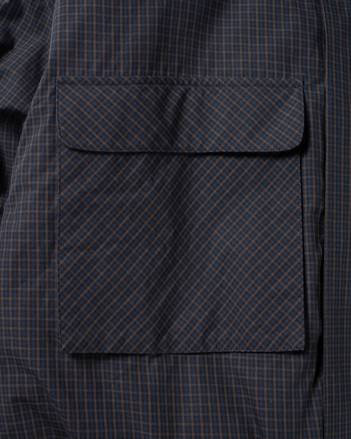 Taki Checkered Jacket - Navy