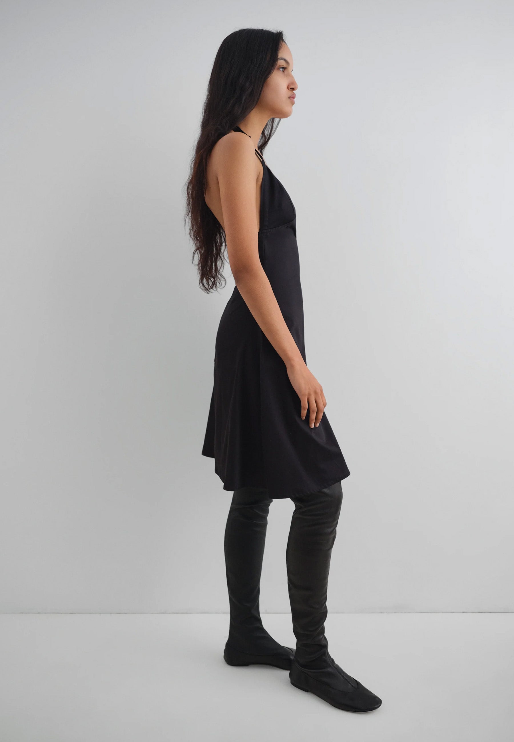 Jardin Midi Dress - Black