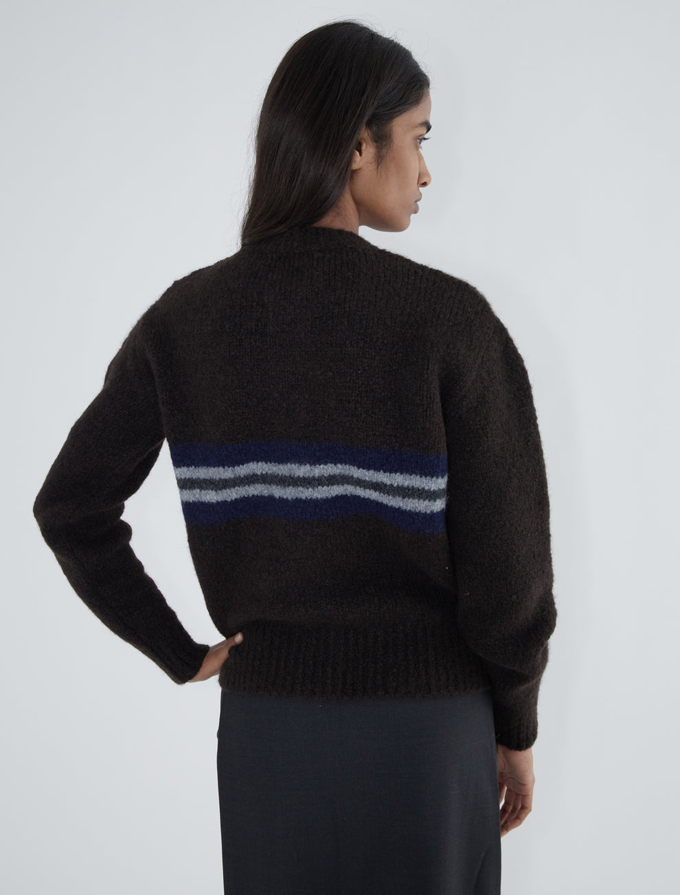 Penalti Zip Knit - Brown