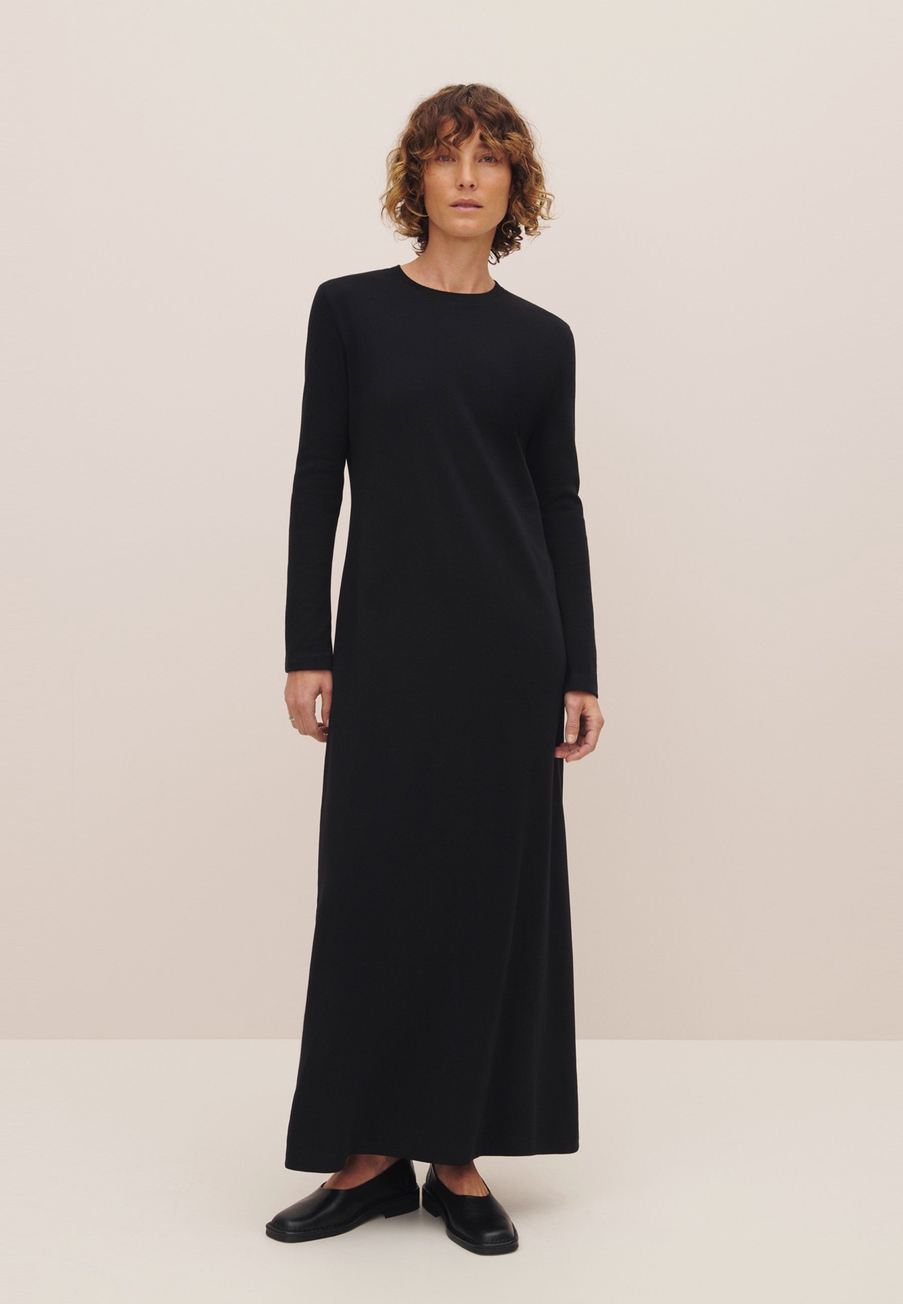 Column Dress - Black