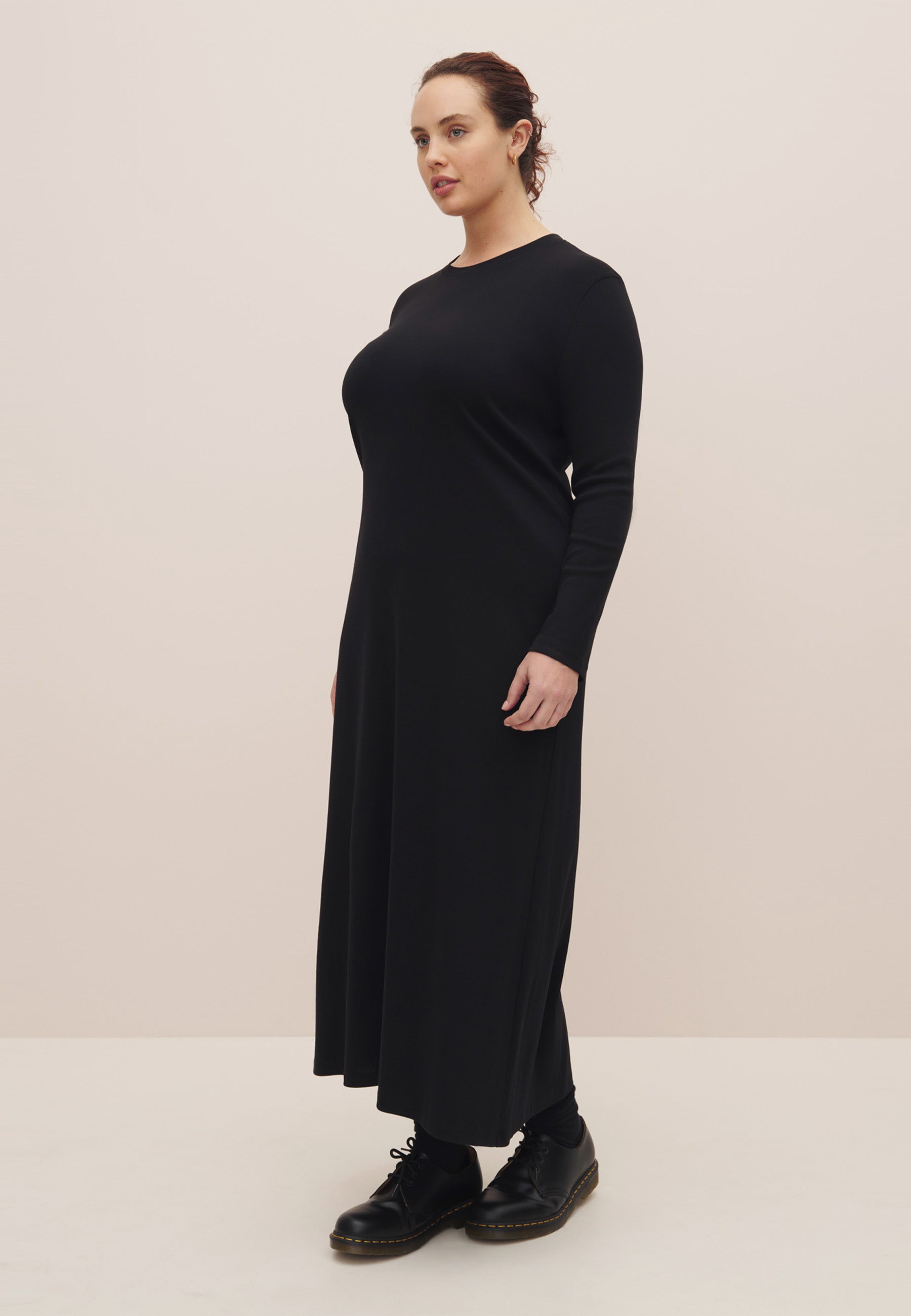 Column Dress - Black