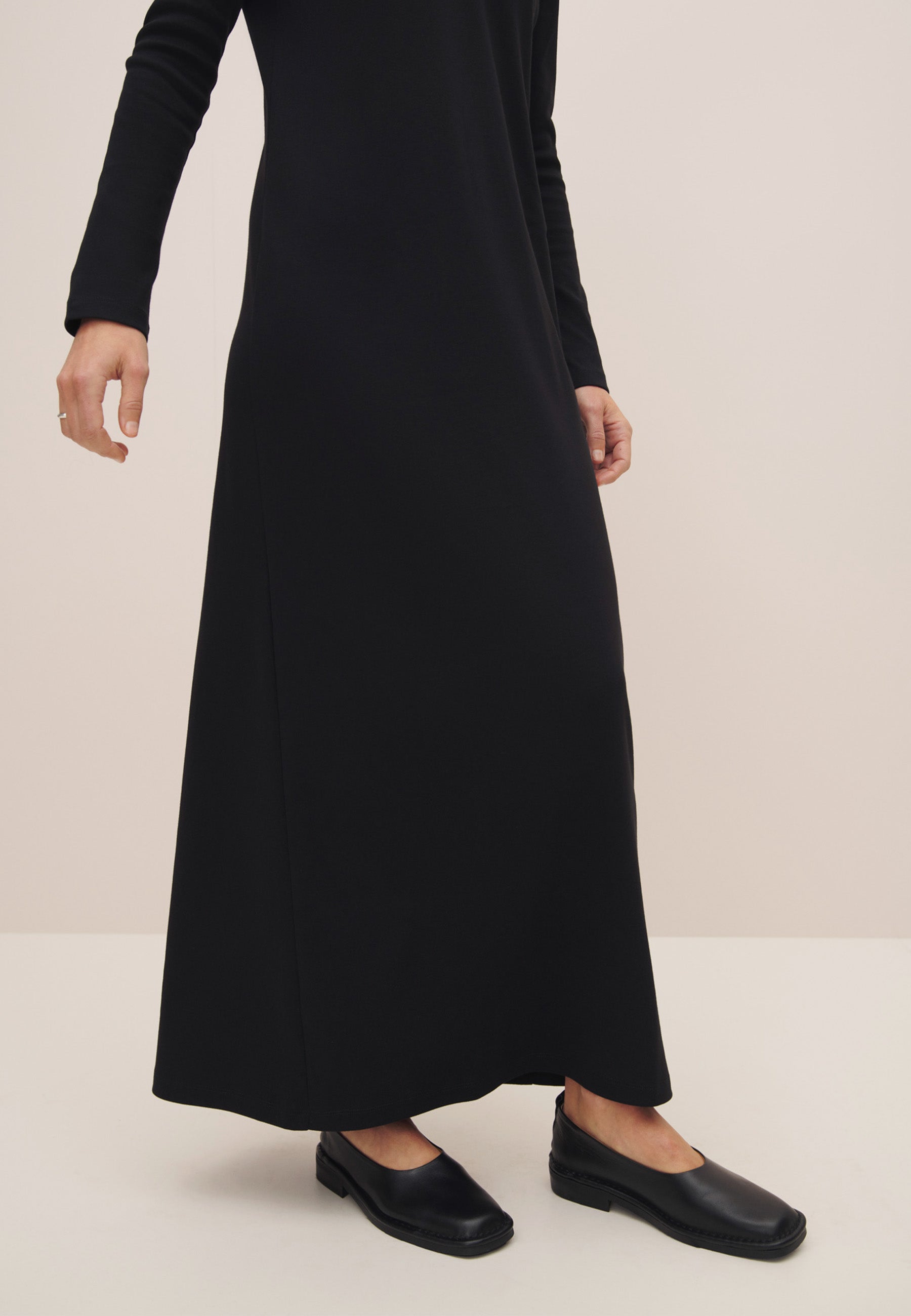 Column Dress - Black