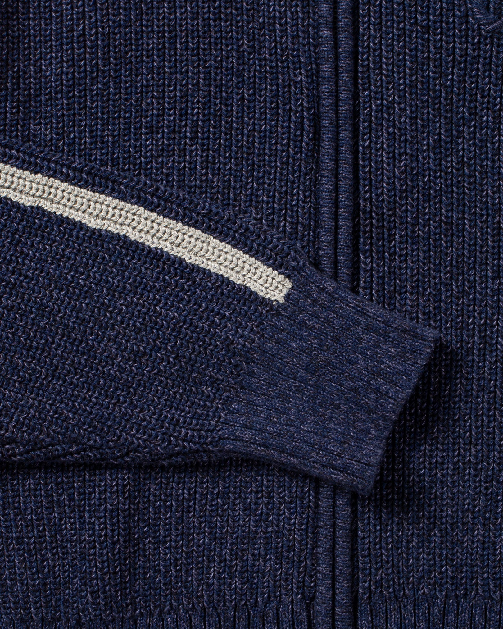 Wolfe Zip Knit - Navy