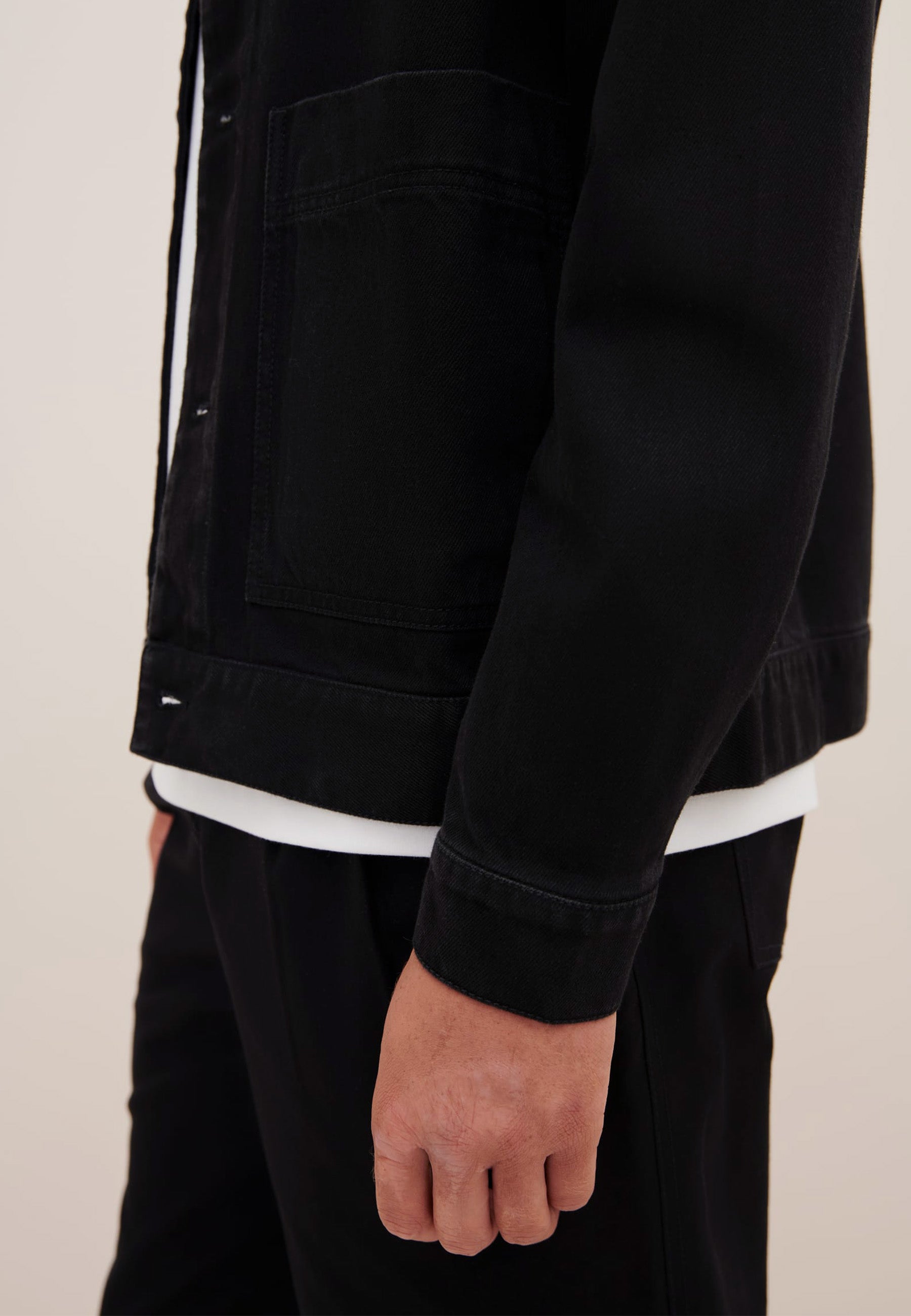 Studio Jacket - Black Denim