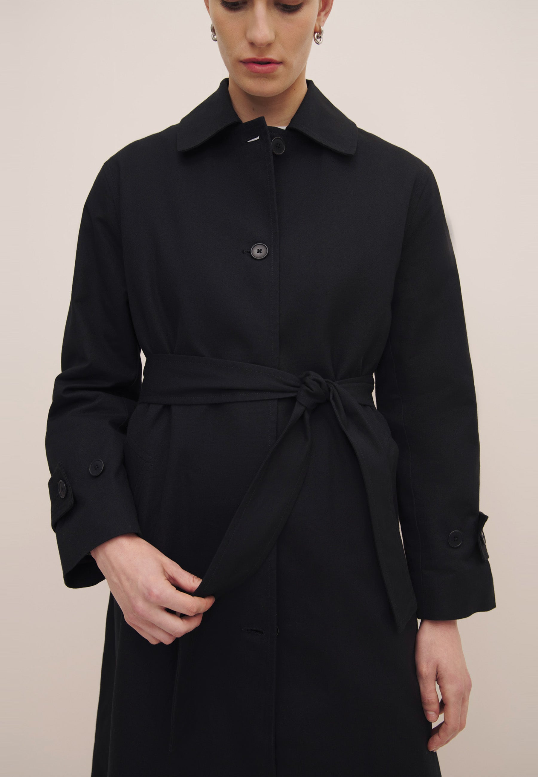 Cleo Trench Coat - Black