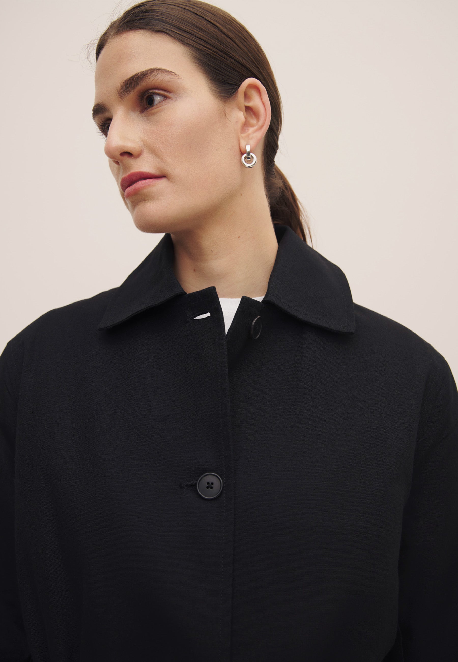 Cleo Trench Coat - Black