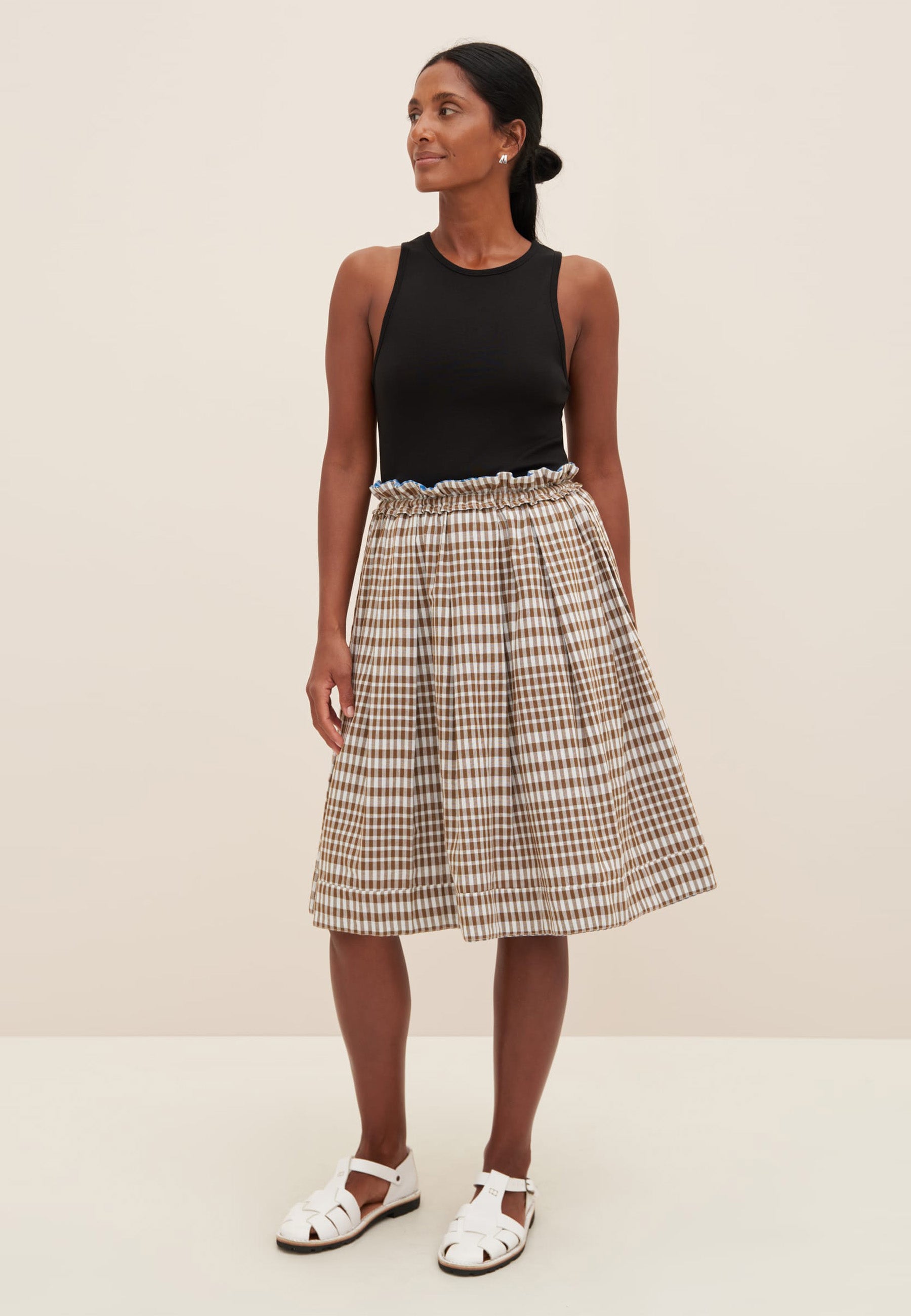 Cove Skirt - Duo Check