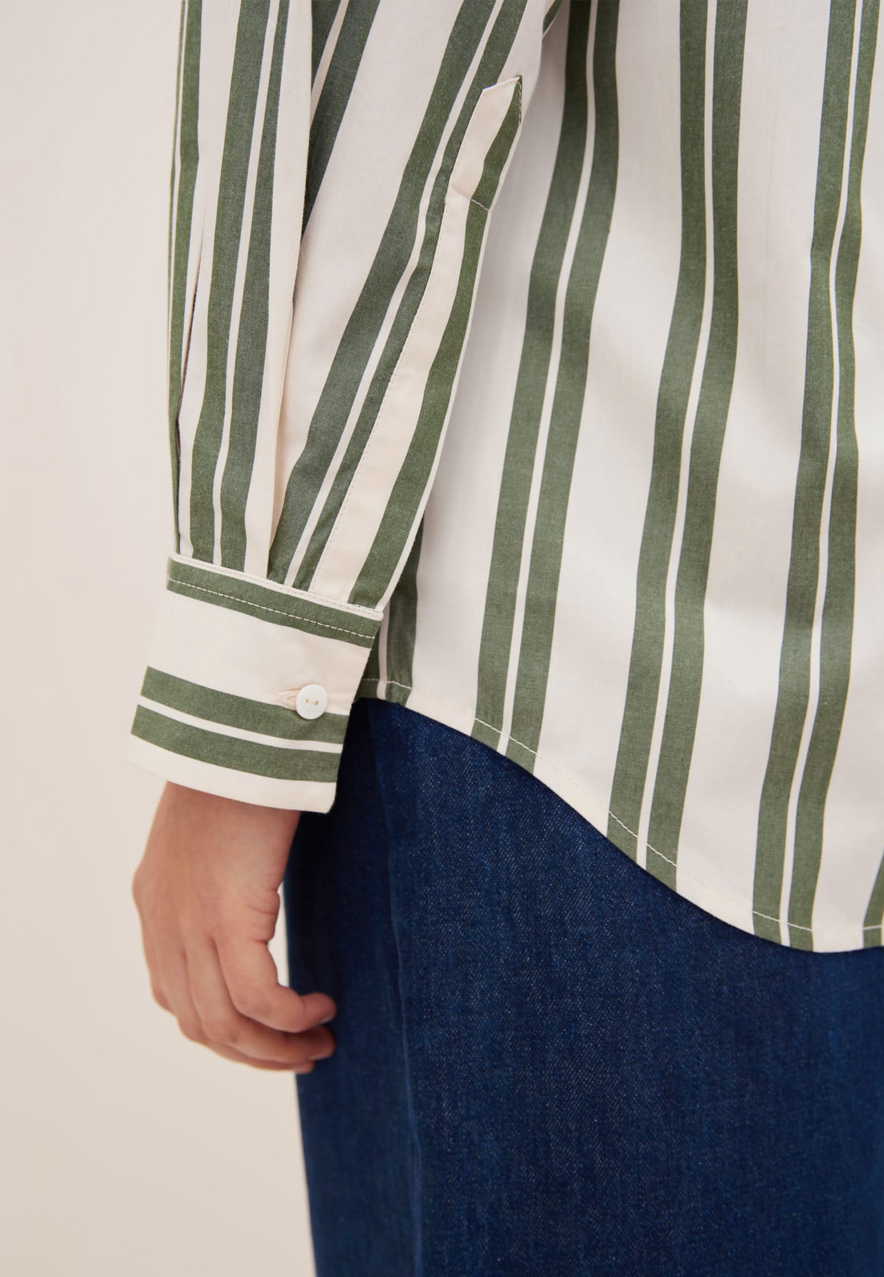 Petra Shirt - Forest Stripe