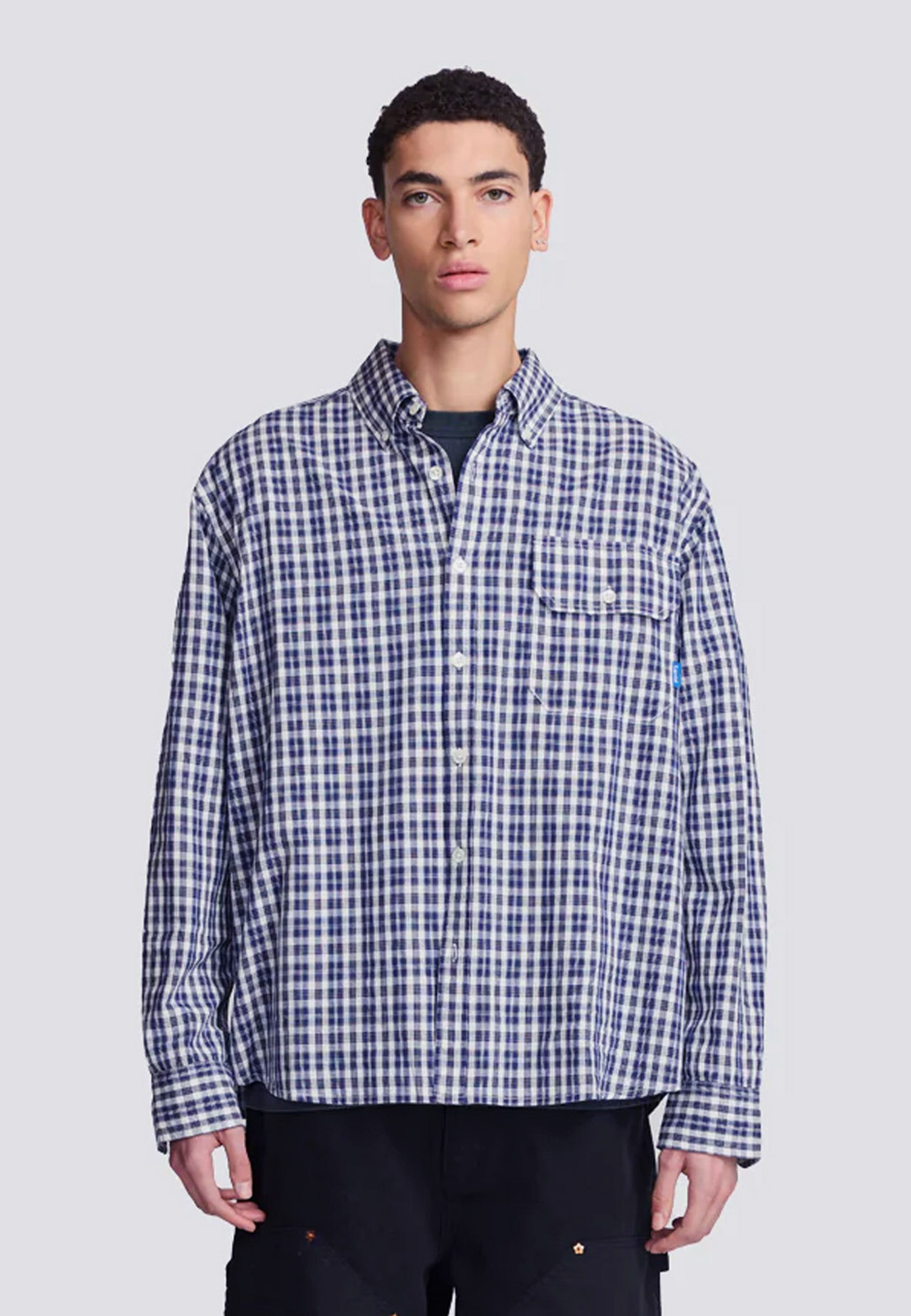 Weisner Shirt - Navy Plaid