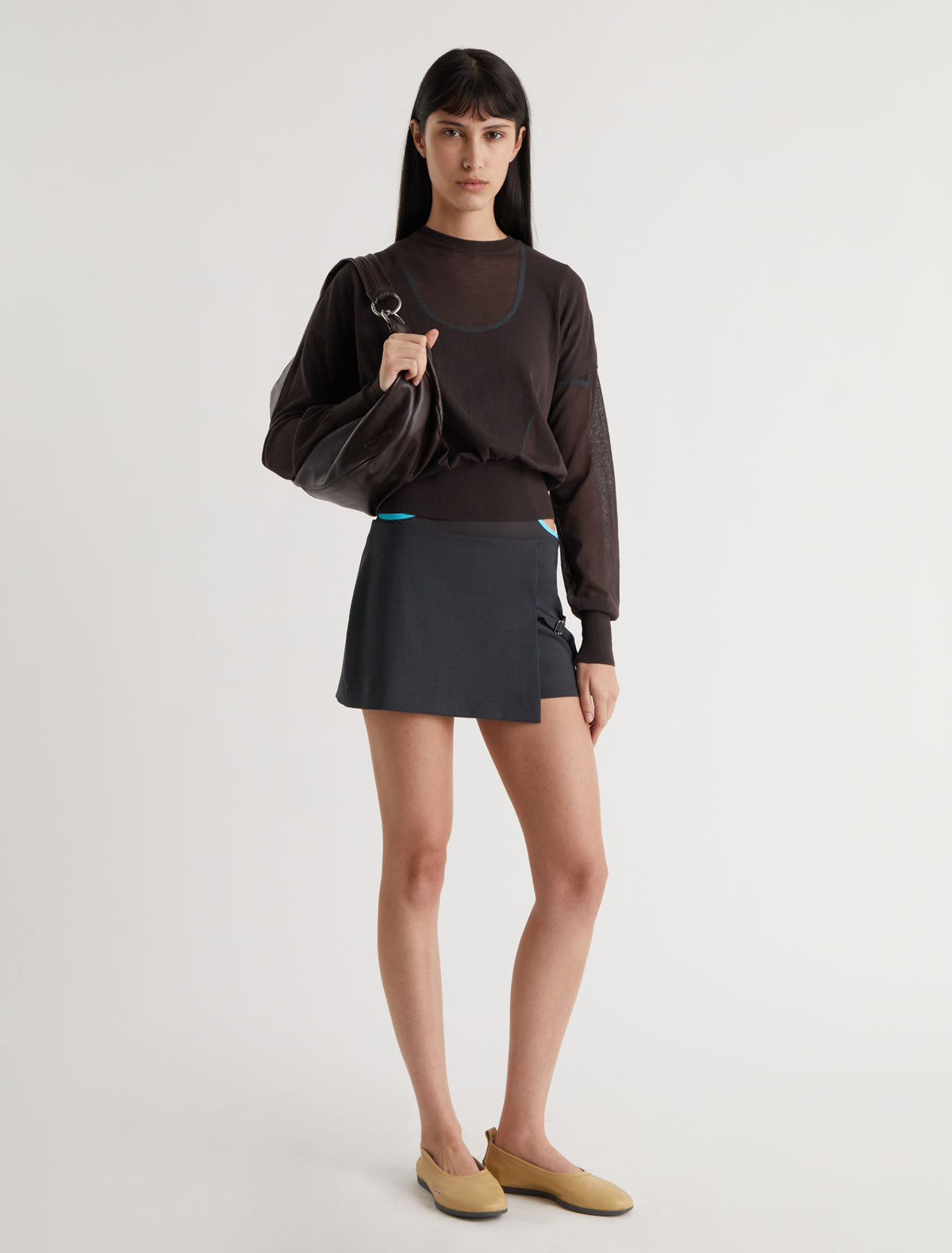Mini Archive Skirt - Grey