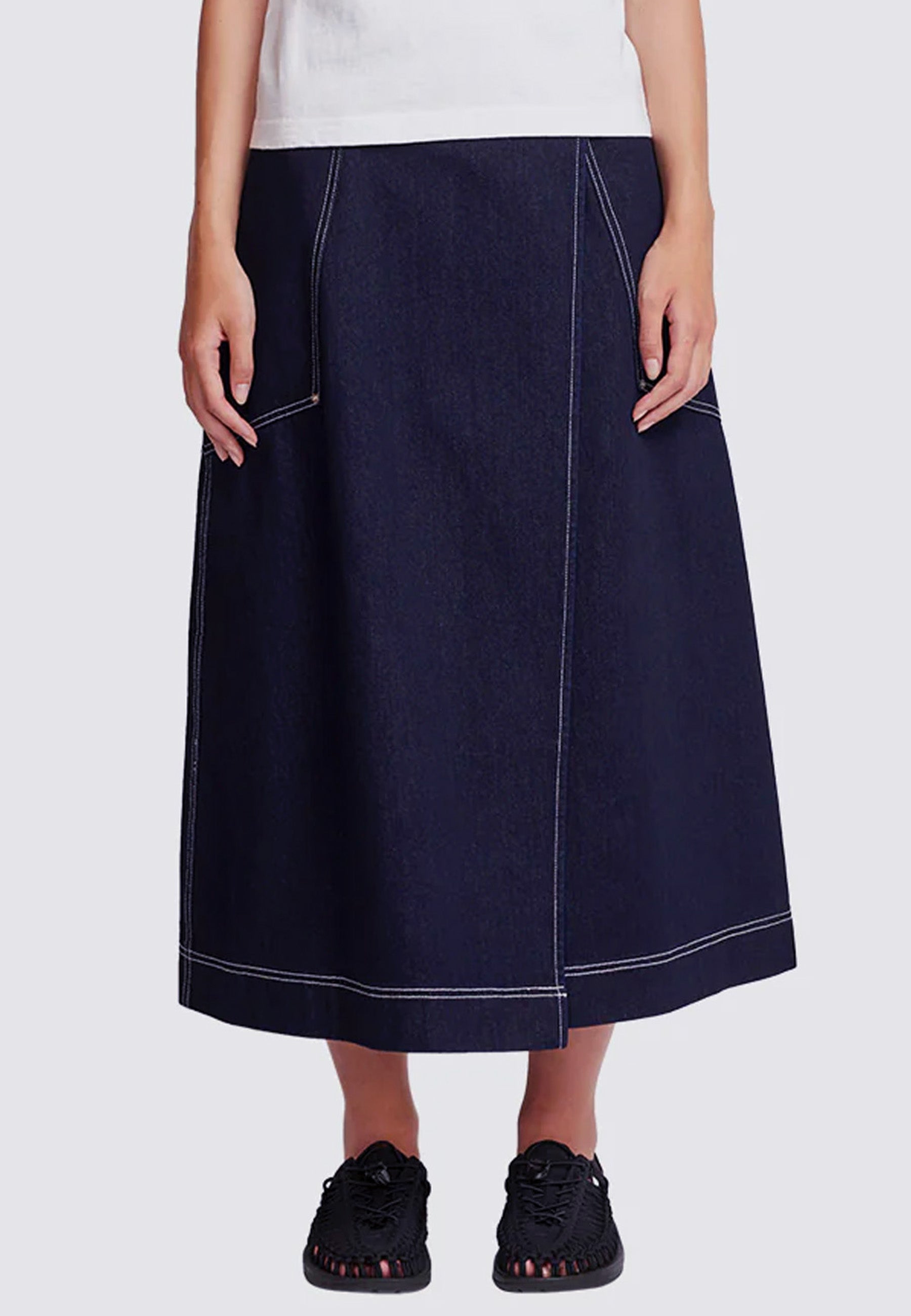 Wrap Skirt - Indigo