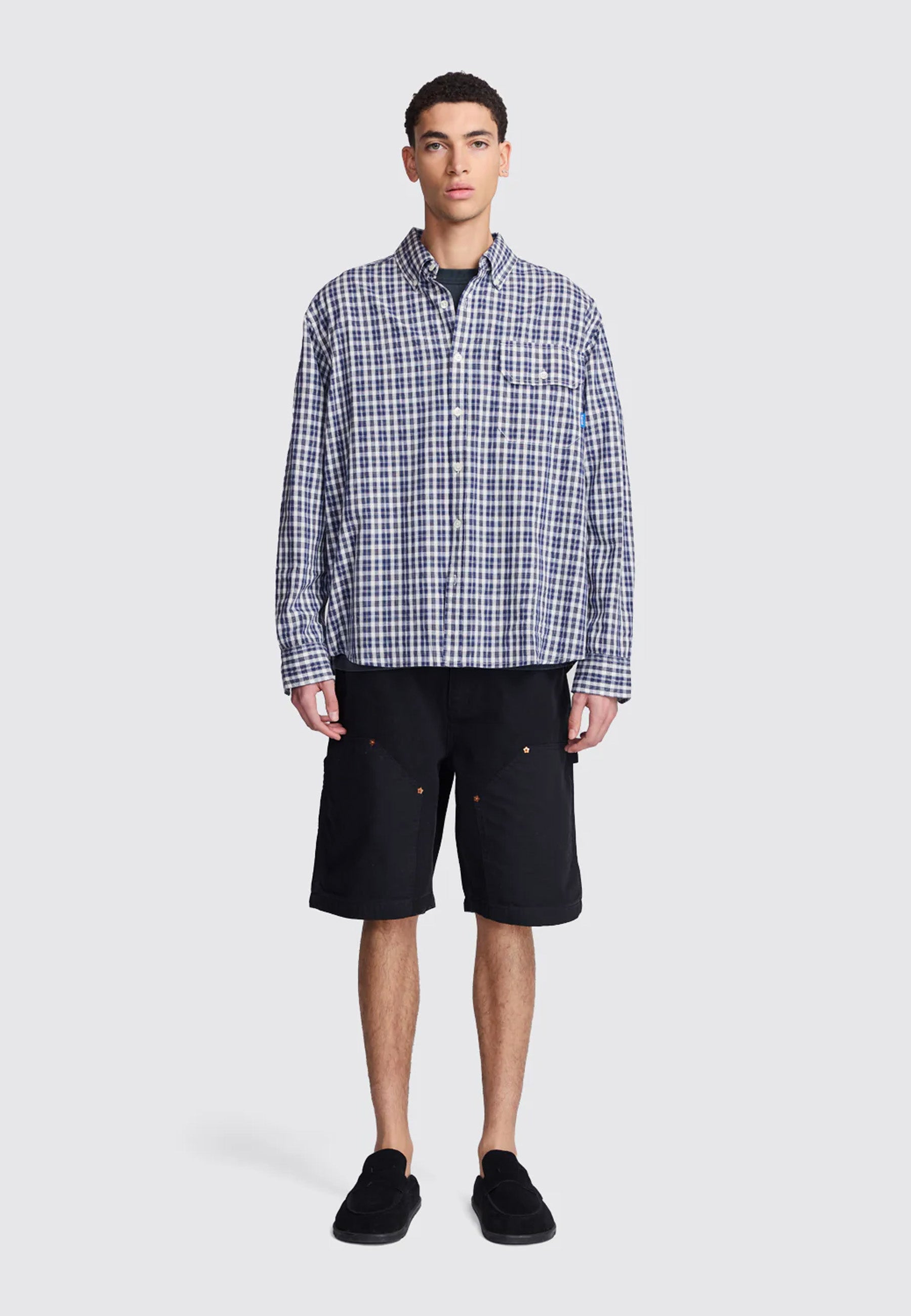 Weisner Shirt - Navy Plaid