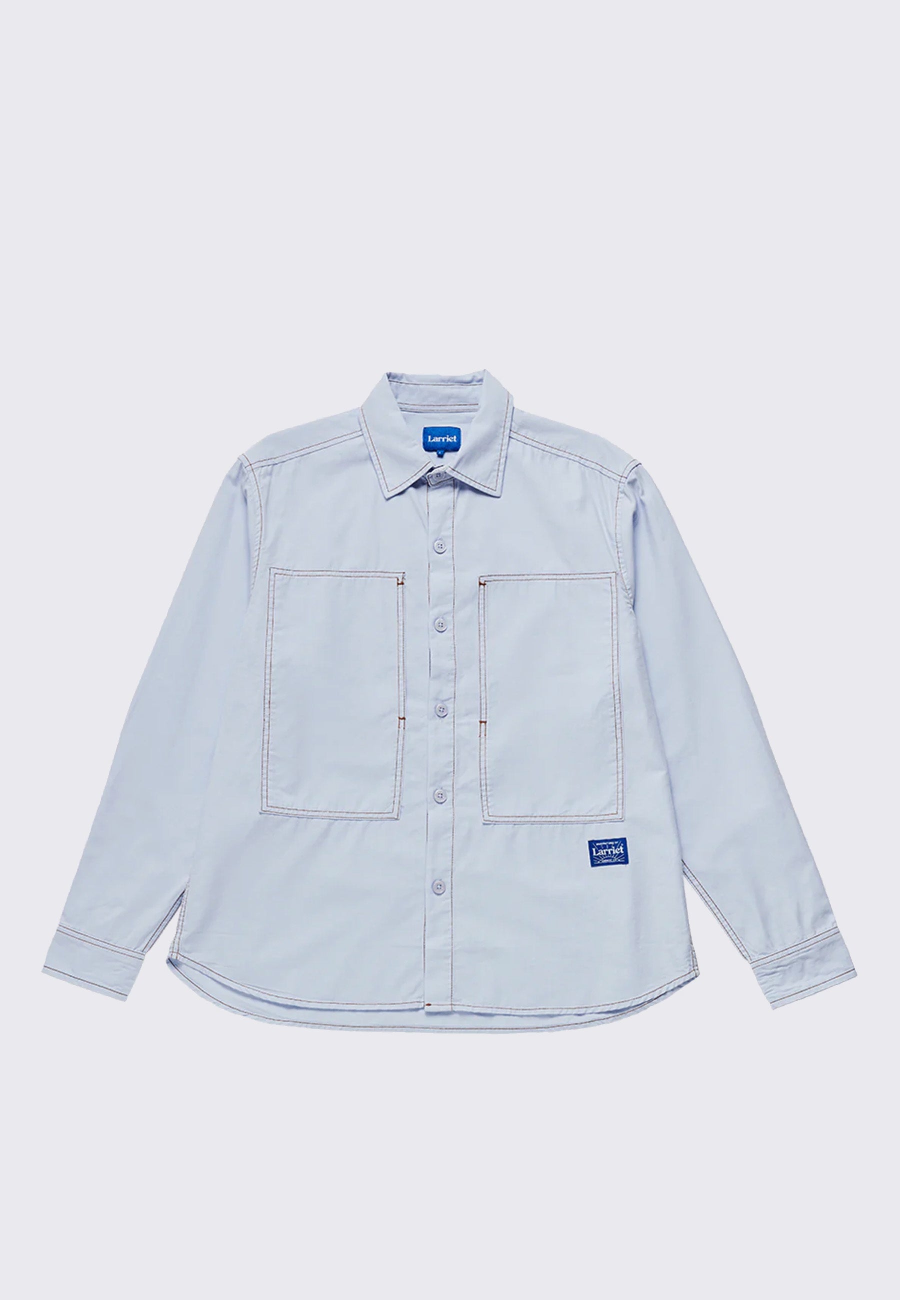 Cliff Long Sleeve Shirt - Light Blue