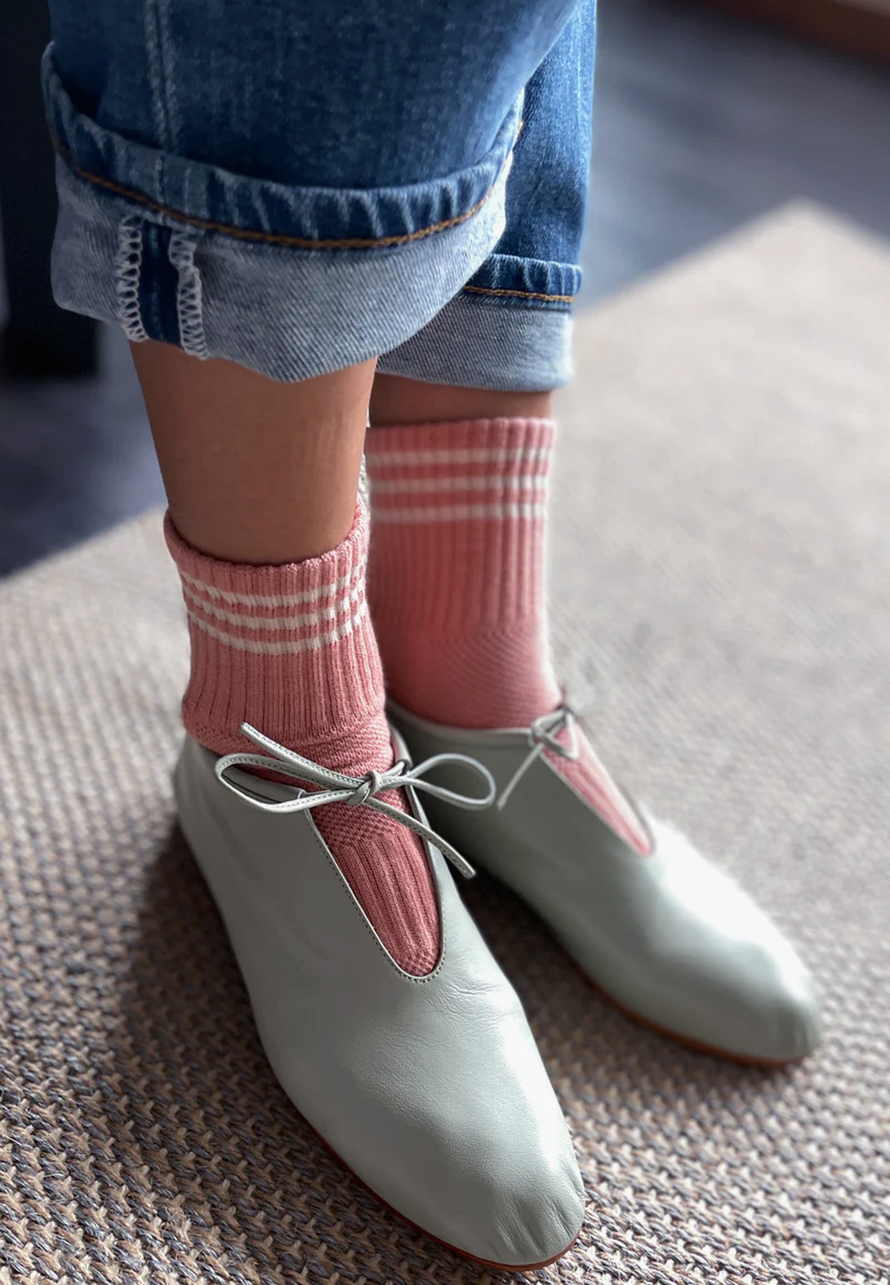 Girlfriend Socks - Salmon