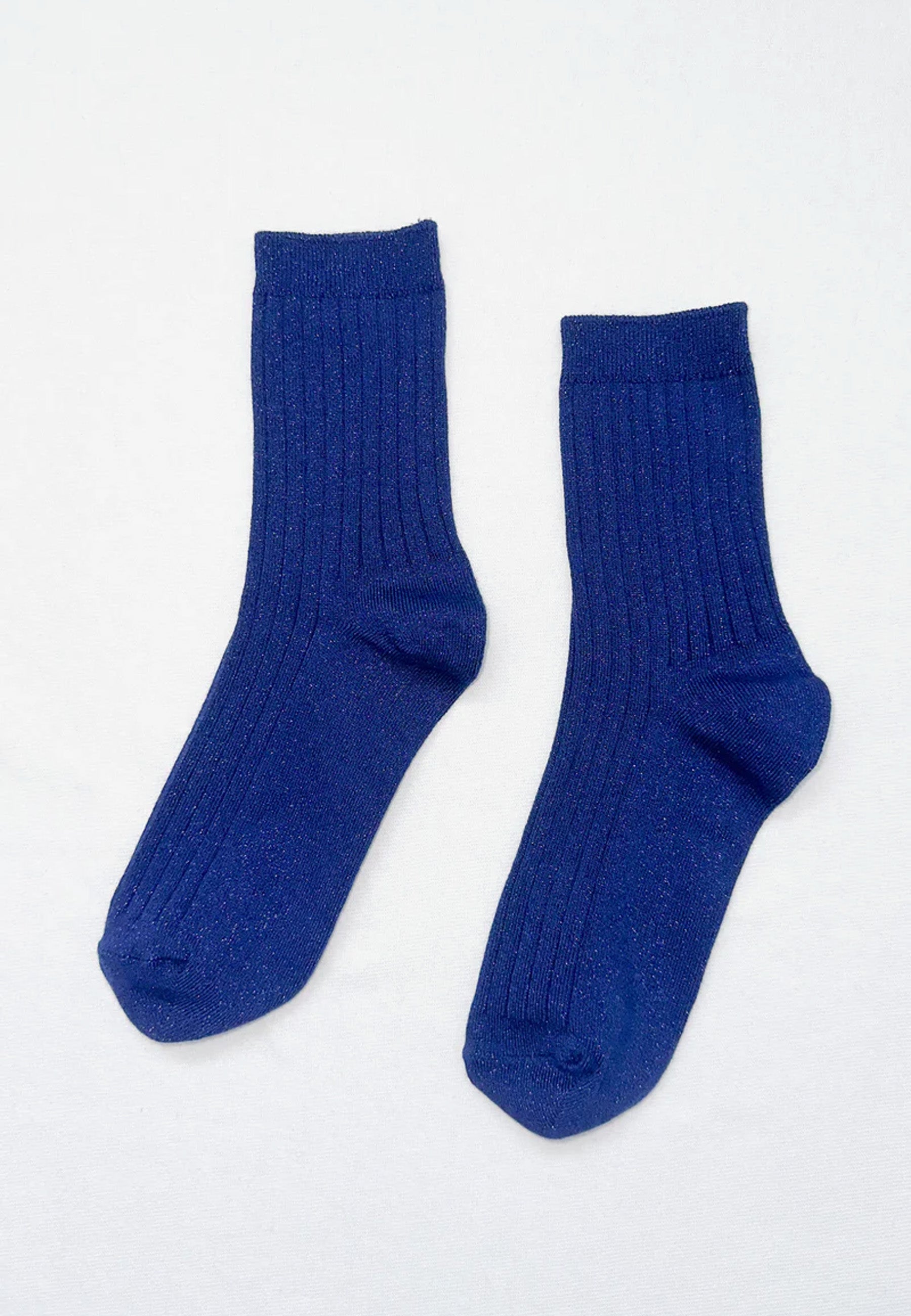 Her Socks Lurex - Sapphire Glitter