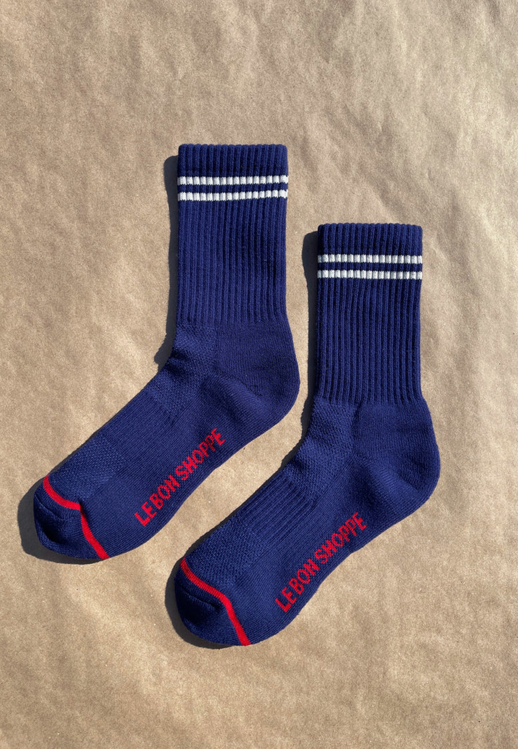 Men's Boyfriend Socks - Navy