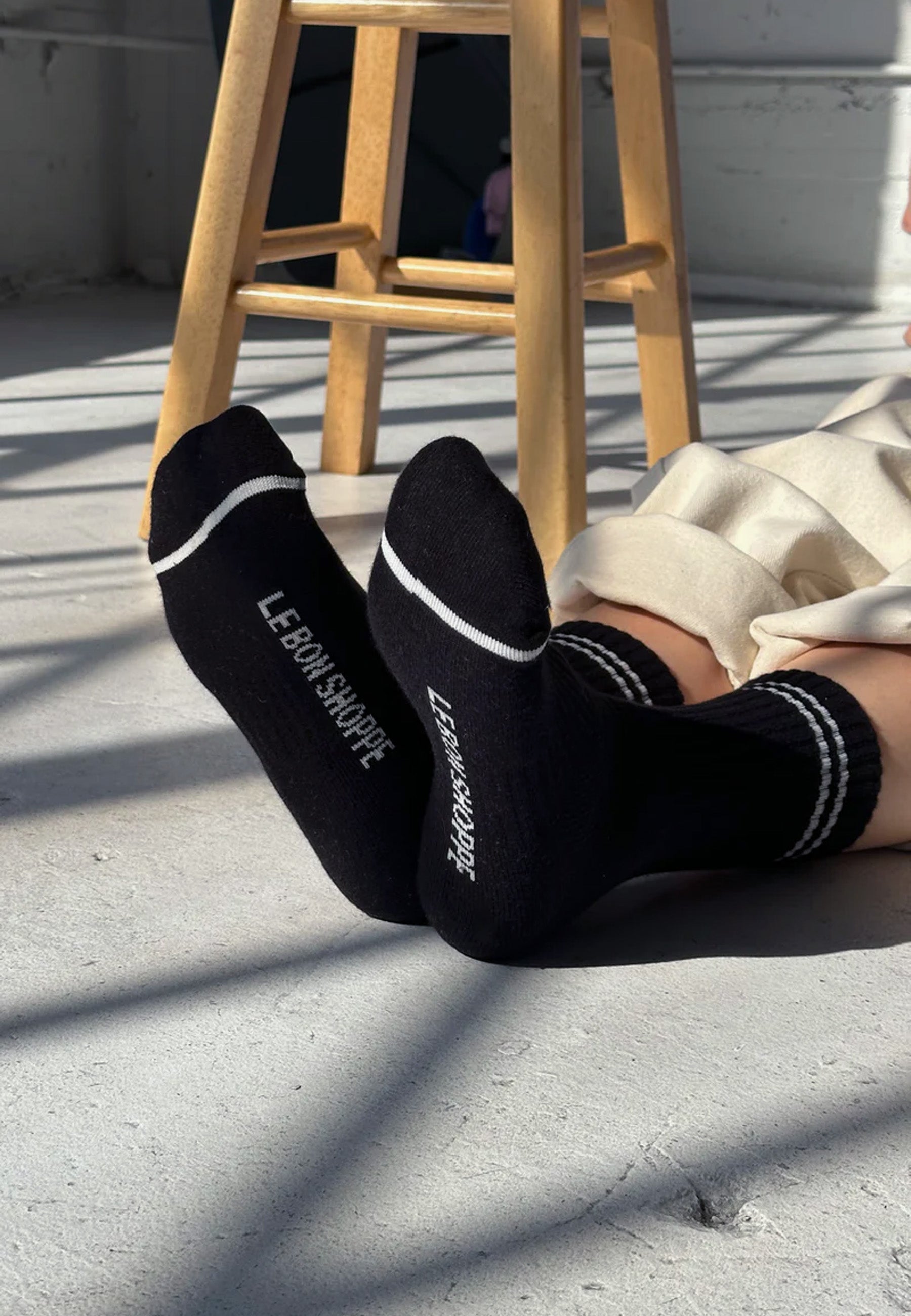 Men's Boyfriend Socks - Noir