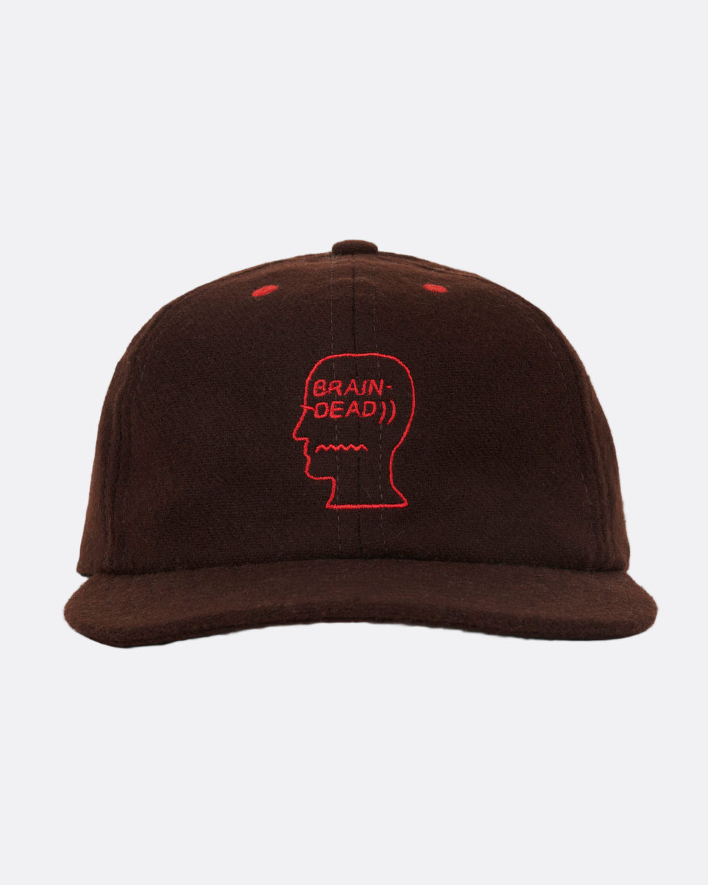 Flannel Classic Logohead 6 Panel Hat - Brown