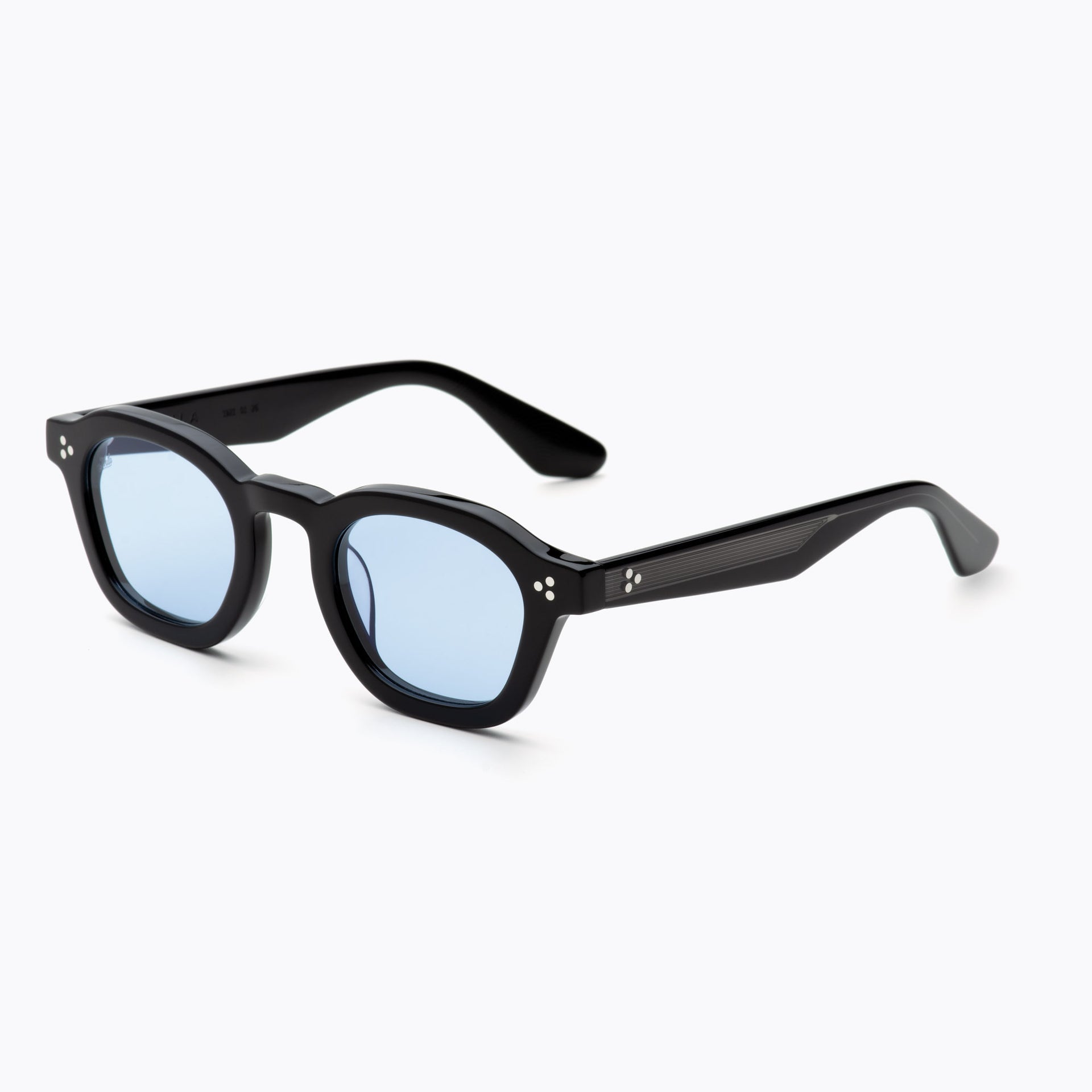 Logos Sunglasses - Black/Sky Blue