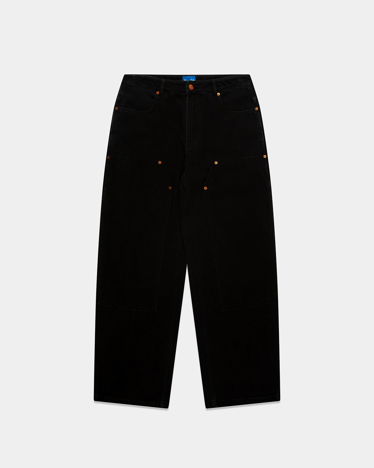 Double Knee Carpenter Pant - Used Black