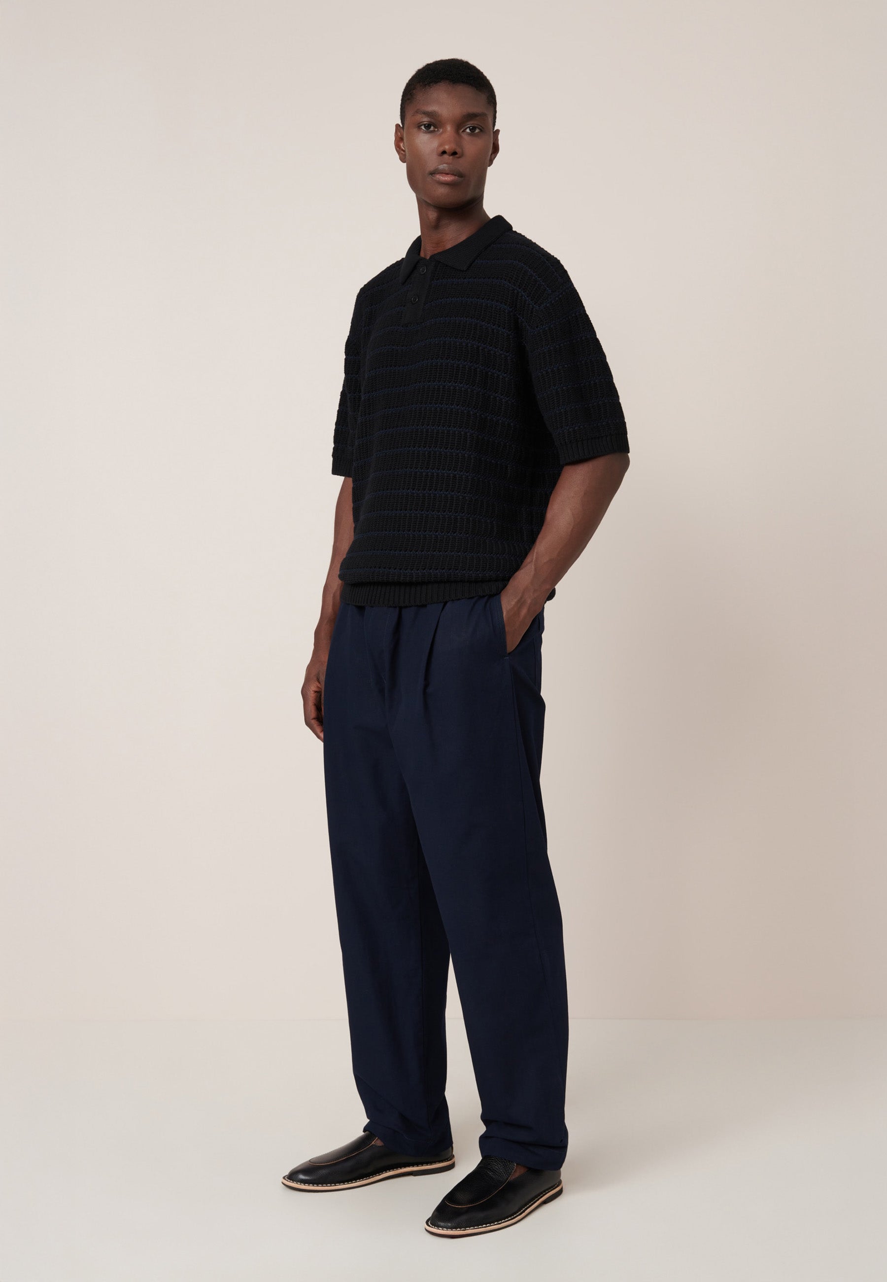 Midnight Polo - Black Navy