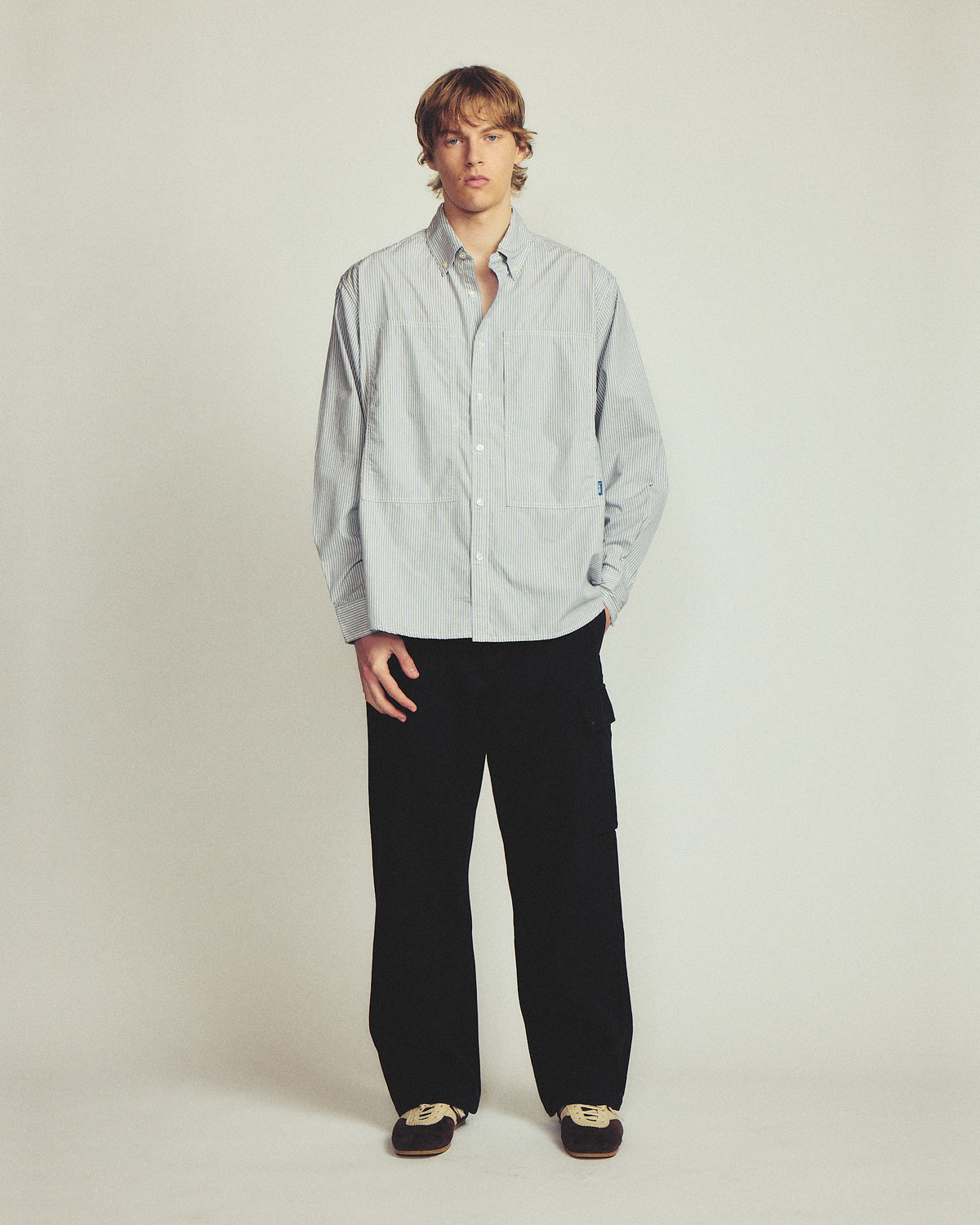 Grant Shirt - Sky Stripe