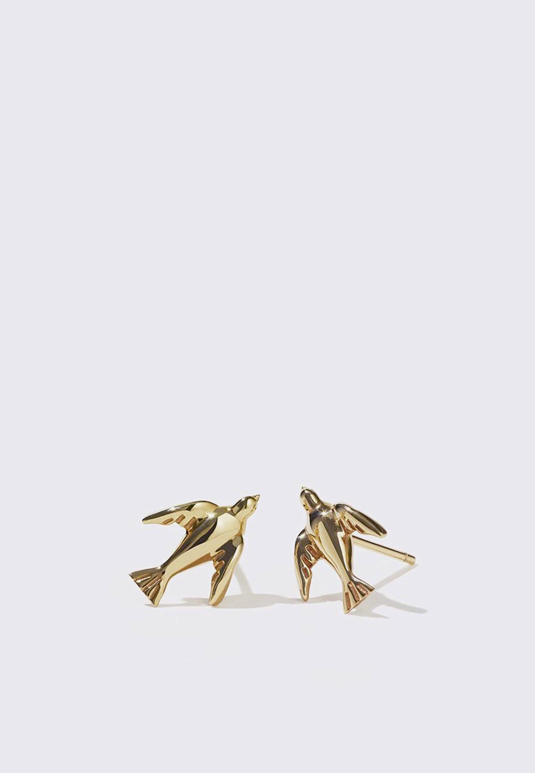 Dove Studs - Gold Plated